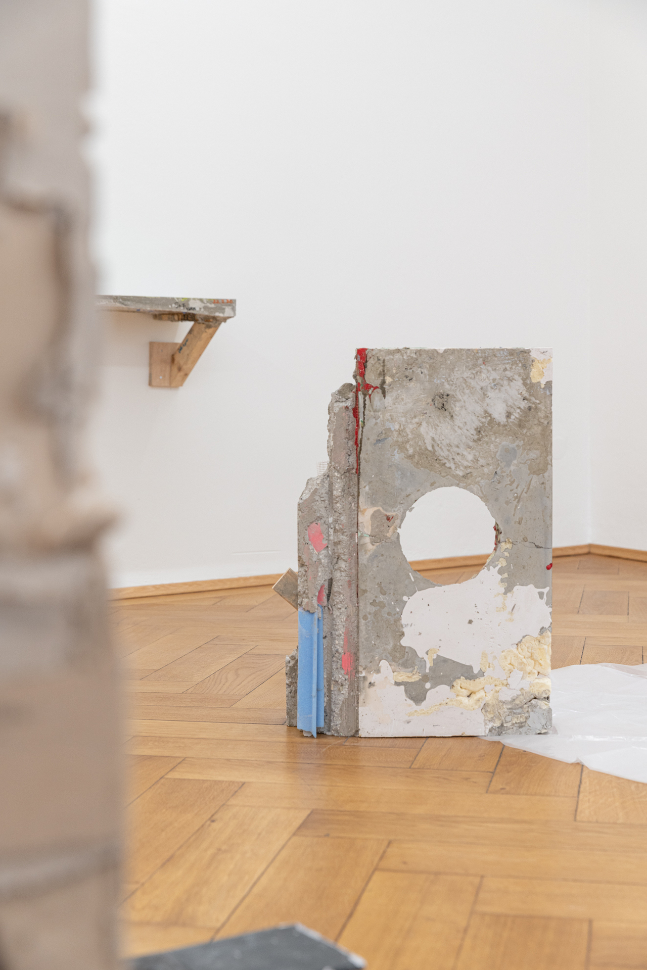 Installation view "unkultiviert" by Patrick Ostrowsky at Britta Rettberg Munich