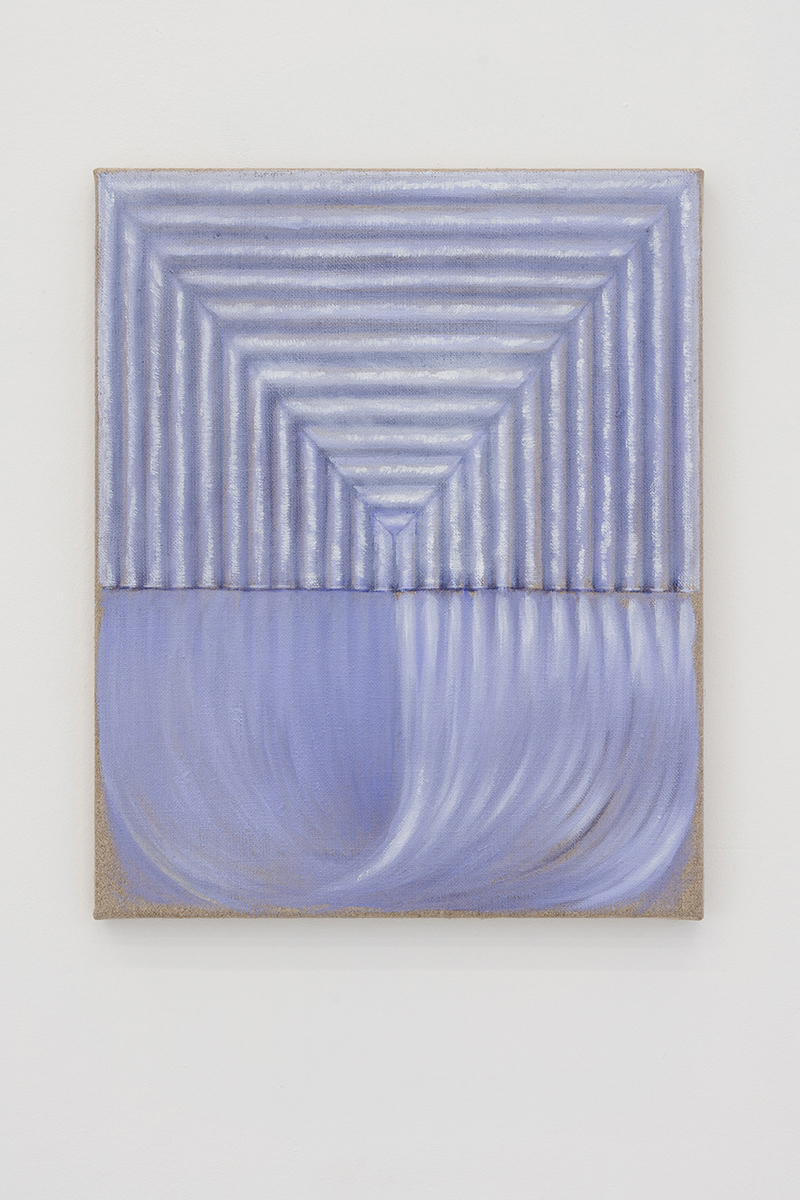 Vika Prokopaviciute, FN Swing, 2021 (Oil on linen, 37 x 30 cm).