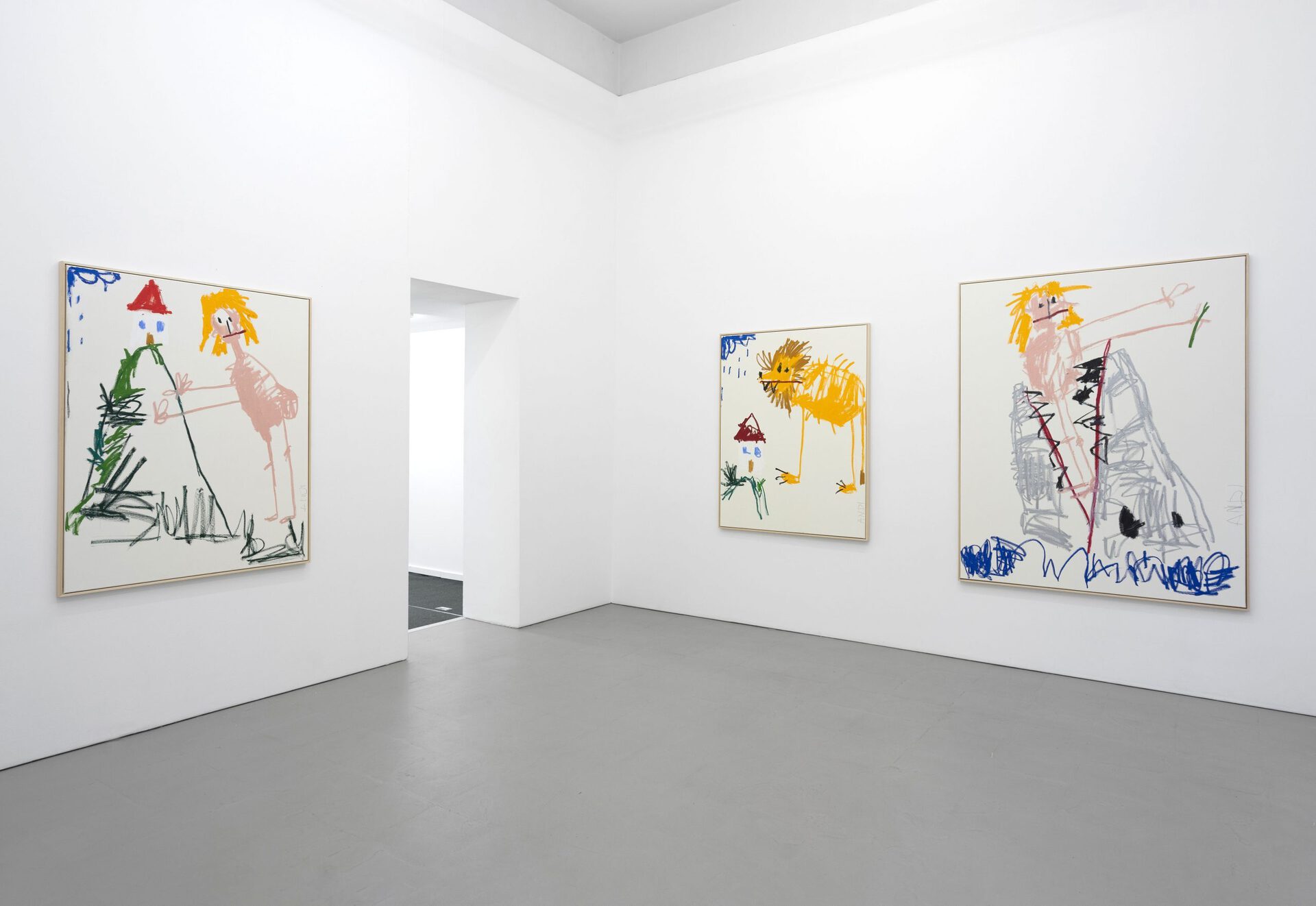 Installation view: "TaTa ongart", Åplus Berlin, 2021