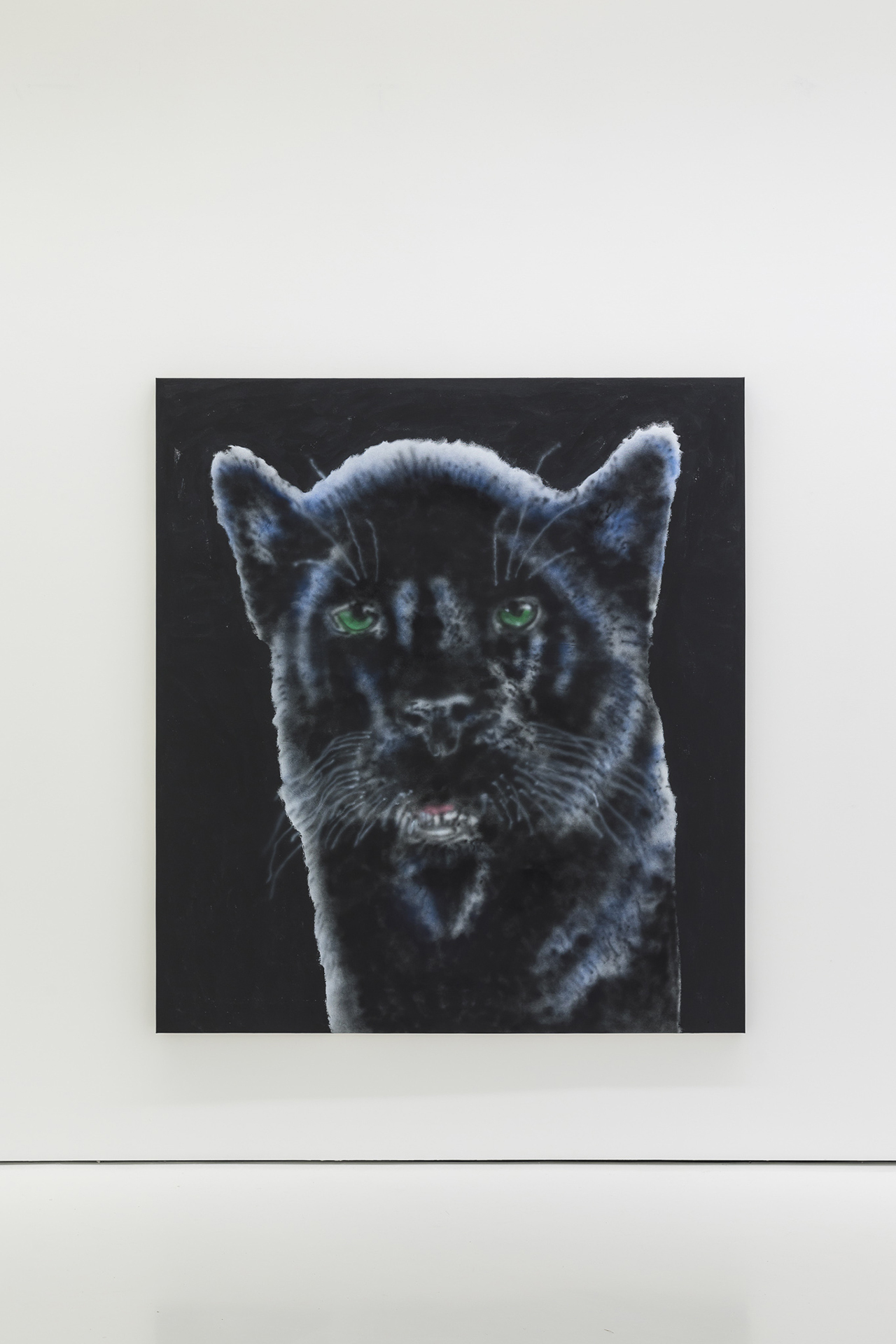 Ricardo Passaporte, Pantera 1, 2021, Acrylic and spray paint on canvas, 200 x 180 cm