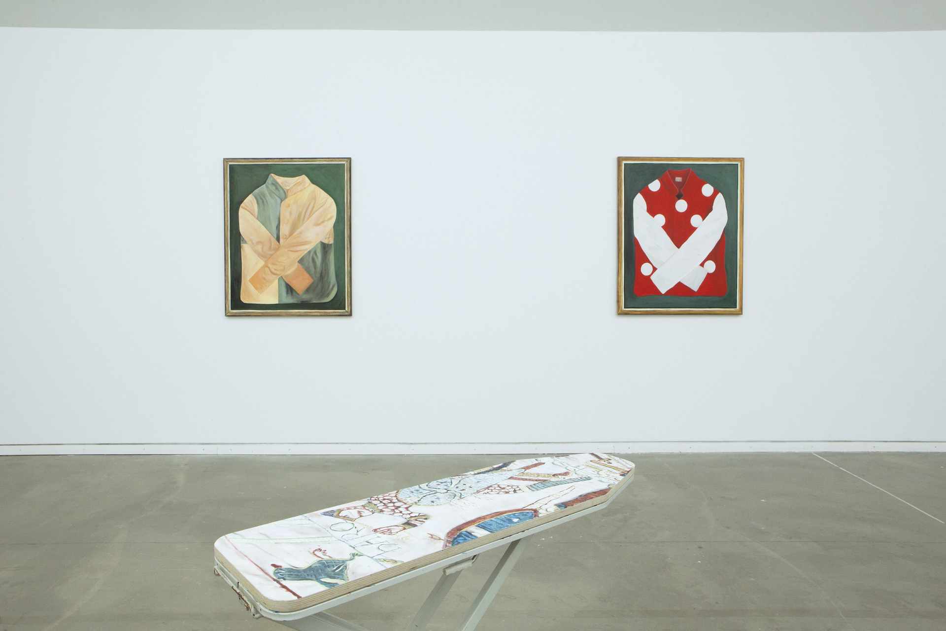 Bradley Davies exhibition view: WERK.STOFF Painting Award, Heidelberger Kunstverein, 2021. © Markus Kaesler & HDKV Courtesy the artist and Clages, Cologne