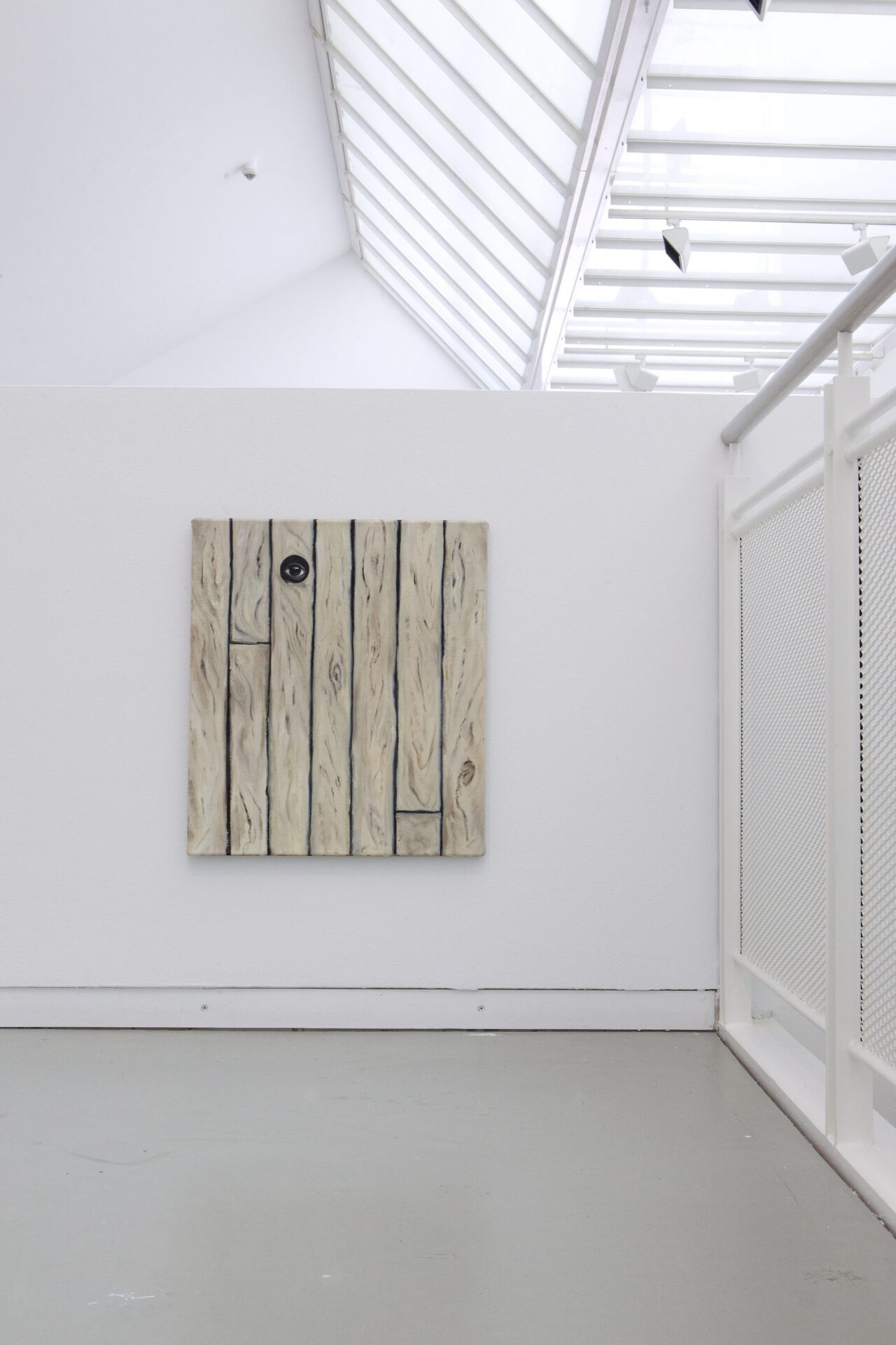 Bradley Davies Would I, 2020, oil on linen, exhibition view: WERK.STOFF Painting Award, Heidelberger Kunstverein, 2021. © Markus Kaesler & HDKV Courtesy the artist and Clages, Cologne