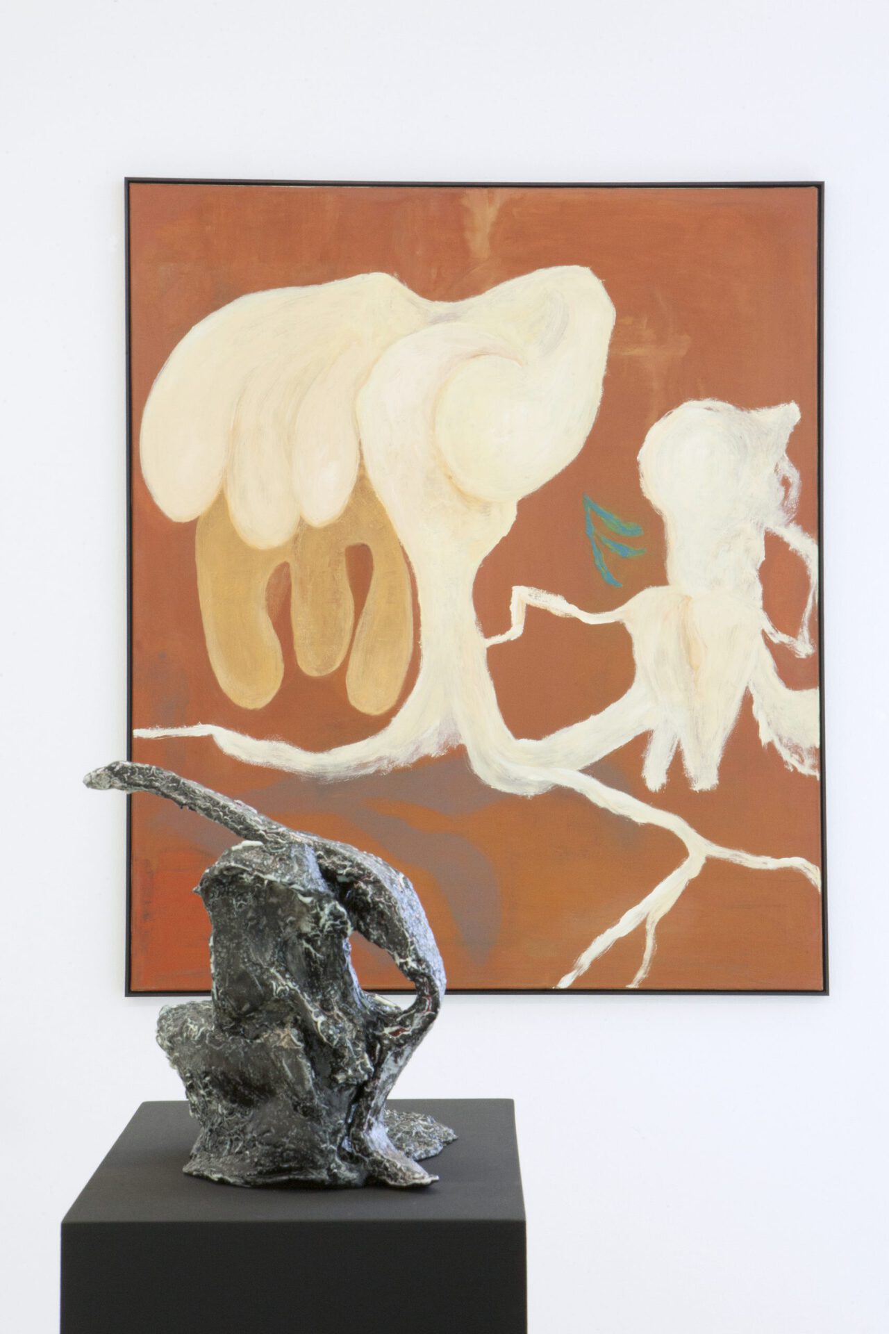 Veronika Hilger exhibition view: WERK.STOFF Painting Award, Heidelberger Kunstverein, 2021. © Markus Kaesler & HDKV Courtesy the artist