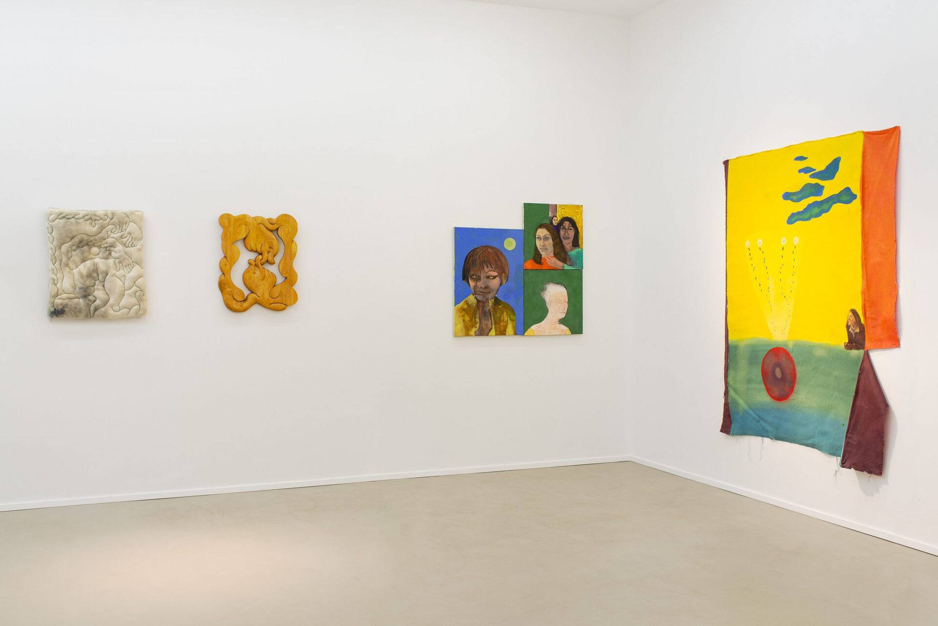 Installation view, Feral Signals, Milan, 2021, courtesy of the artists and eastcontemporary