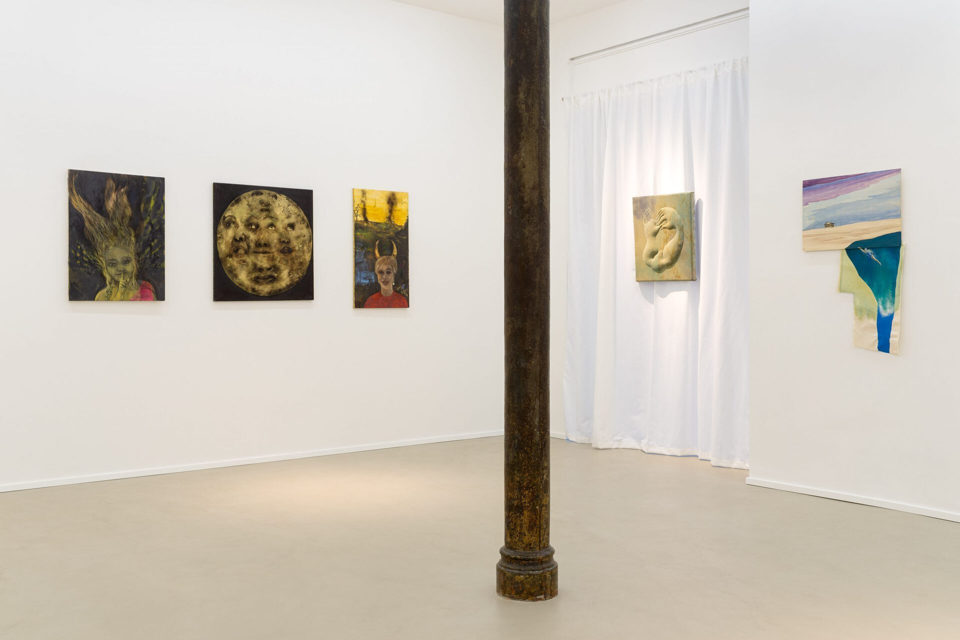 Installation view 2, Feral Signals, Milan, 2021, courtesy of the artists and eastcontemporary