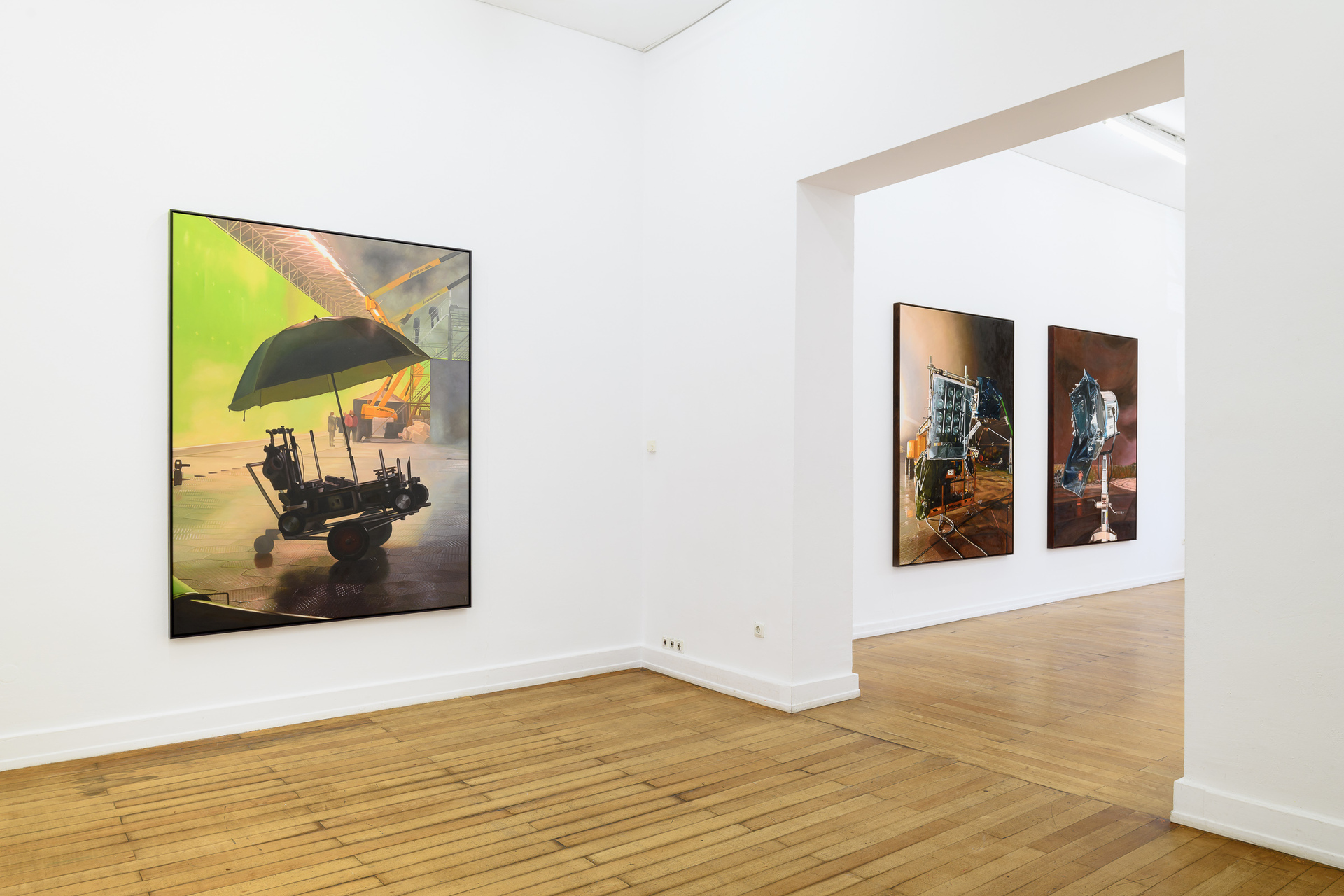 Britta Thie, Grip, 2021, Installation view Nassauischer Kunstverein Wiesbaden