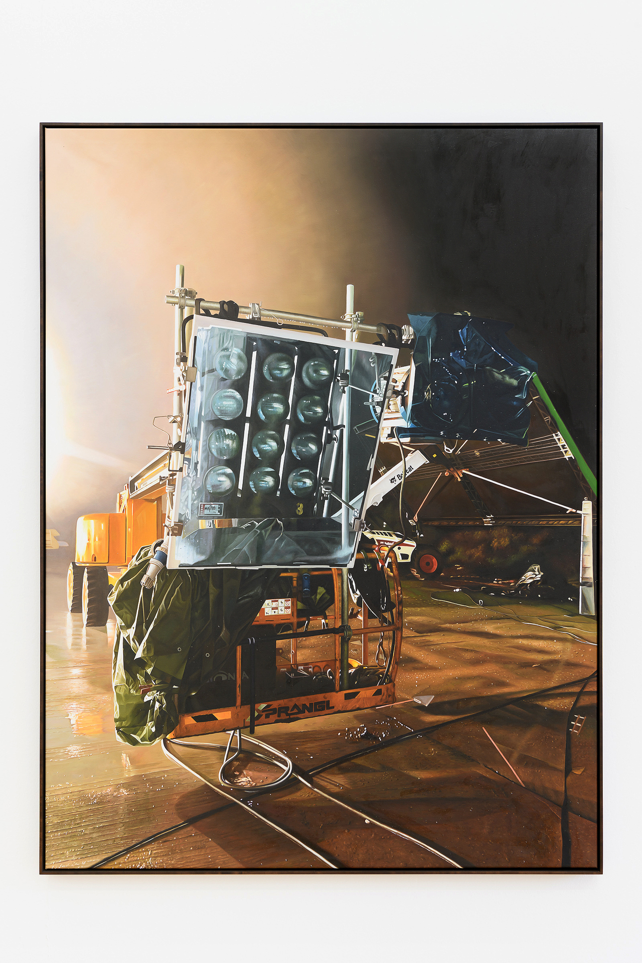 Britta Thie, Cherry Picker, 2021, Oil paint, 200 x 150 cm