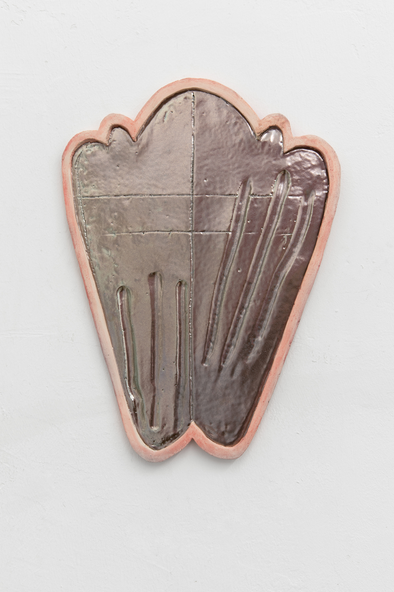 Kristina Lovaas, Rosehip lips of yesterday, 2021, glazed ceramic and ink