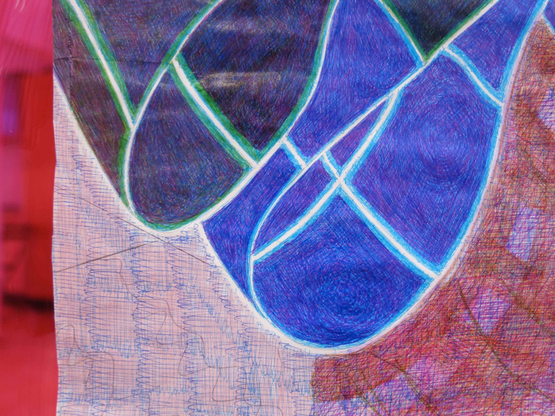 Anne Bourse, detail 2, Puissant faux malheur, 2021