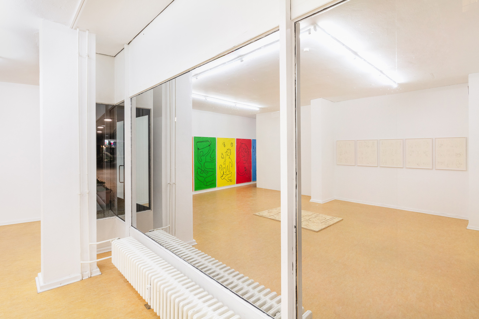 Exhibition view, Sebastian Jung, Spielregeln (2021)