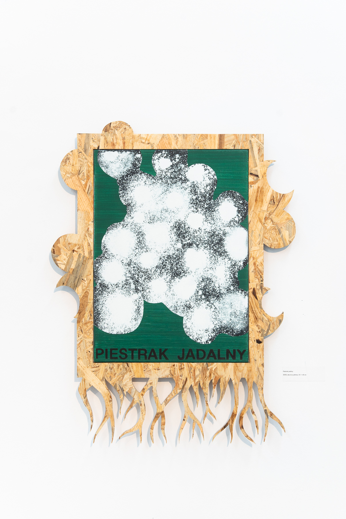 Mateusz Piestrak, Piestrak Edible Fungus, 2020, acrylic on canvas, 55 x 40 cm