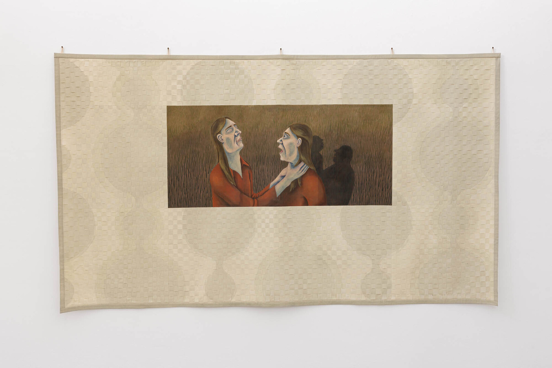 Stefan Fuchs, 'Niemals sterben', 2021, Acrylic on canvas, 161 × 280 cm