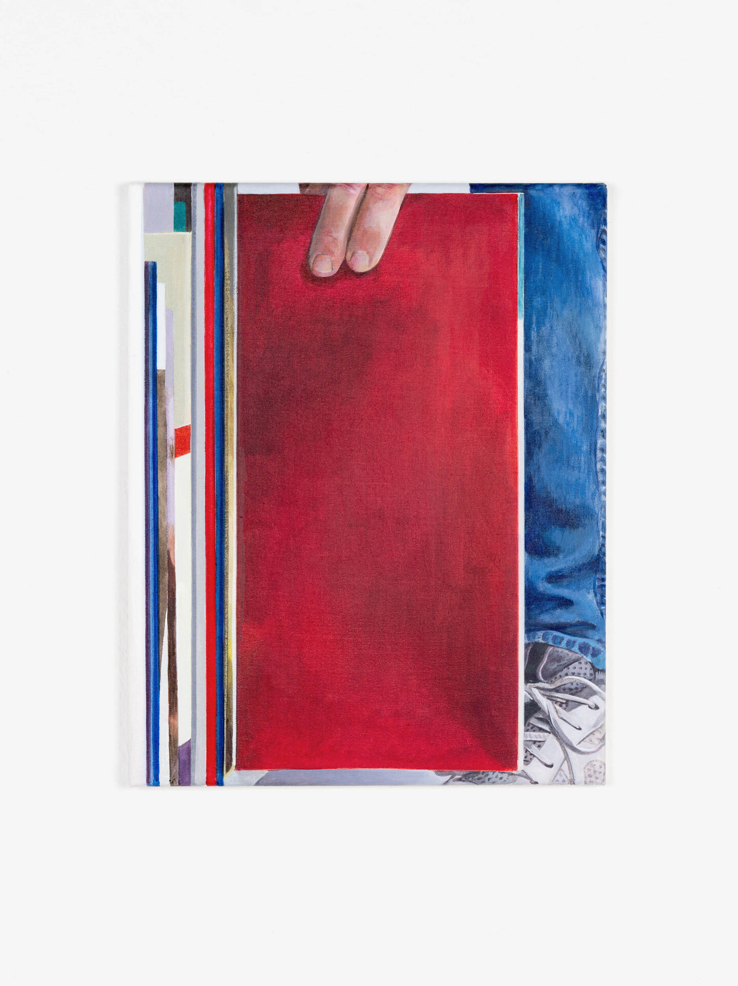 Jonah Gebka, Untitled, 2021, Acrylic on canvas, 38 x 30 cm