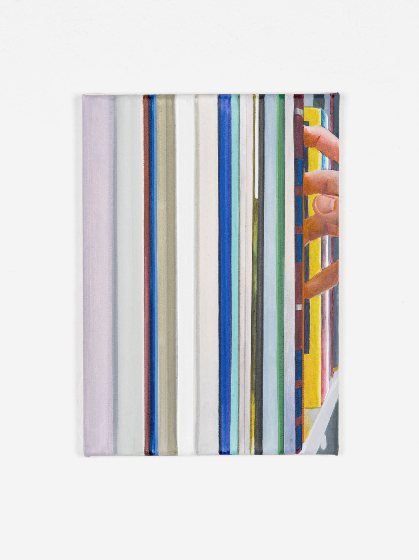 Jonah Gebka, Untitled, 2021, Acrylic on canvas, 30 x 21 cm