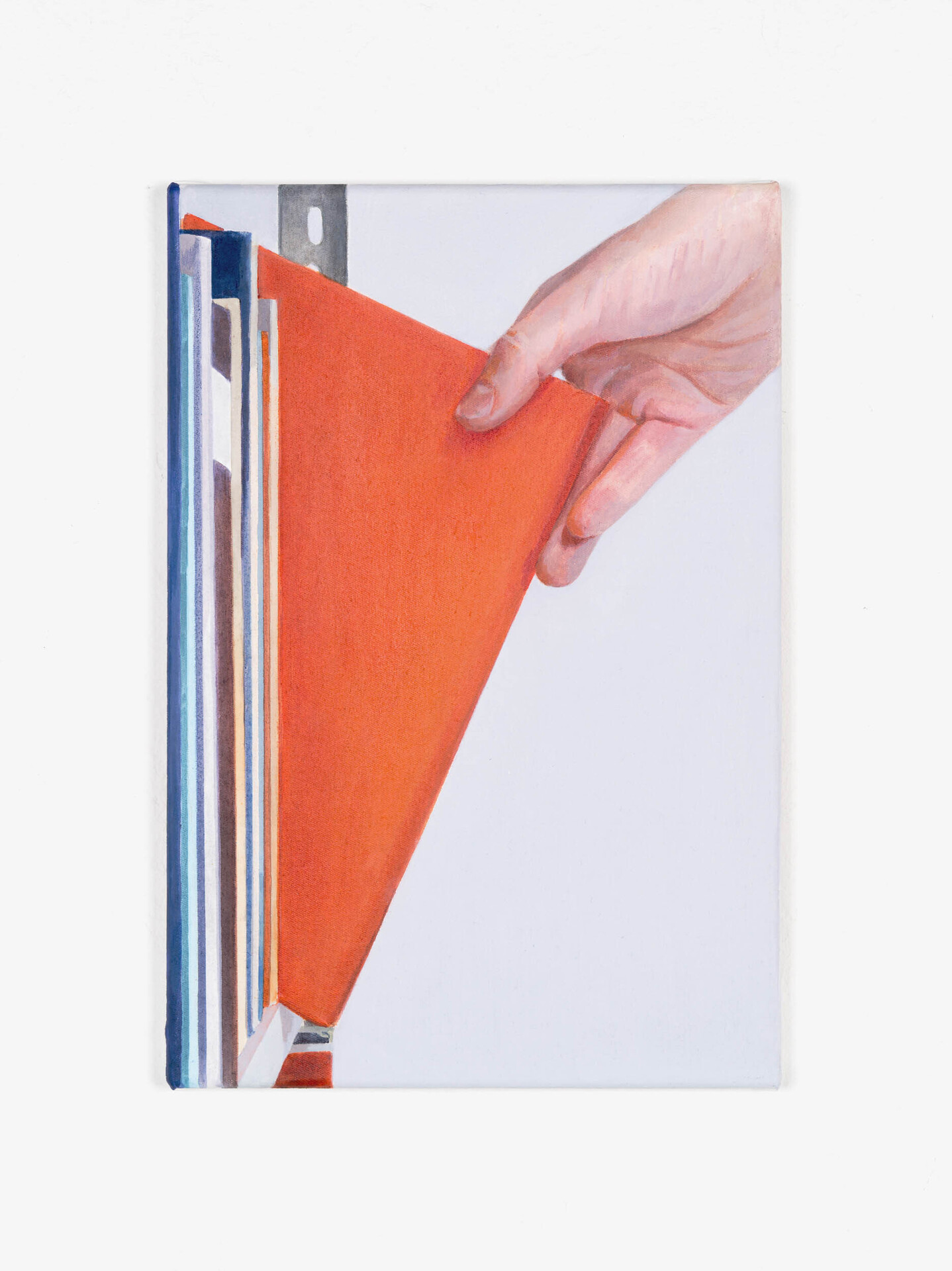 Jonah Gebka, Untitled, 2021, Acrylic on canvas, 37 x 25 cm