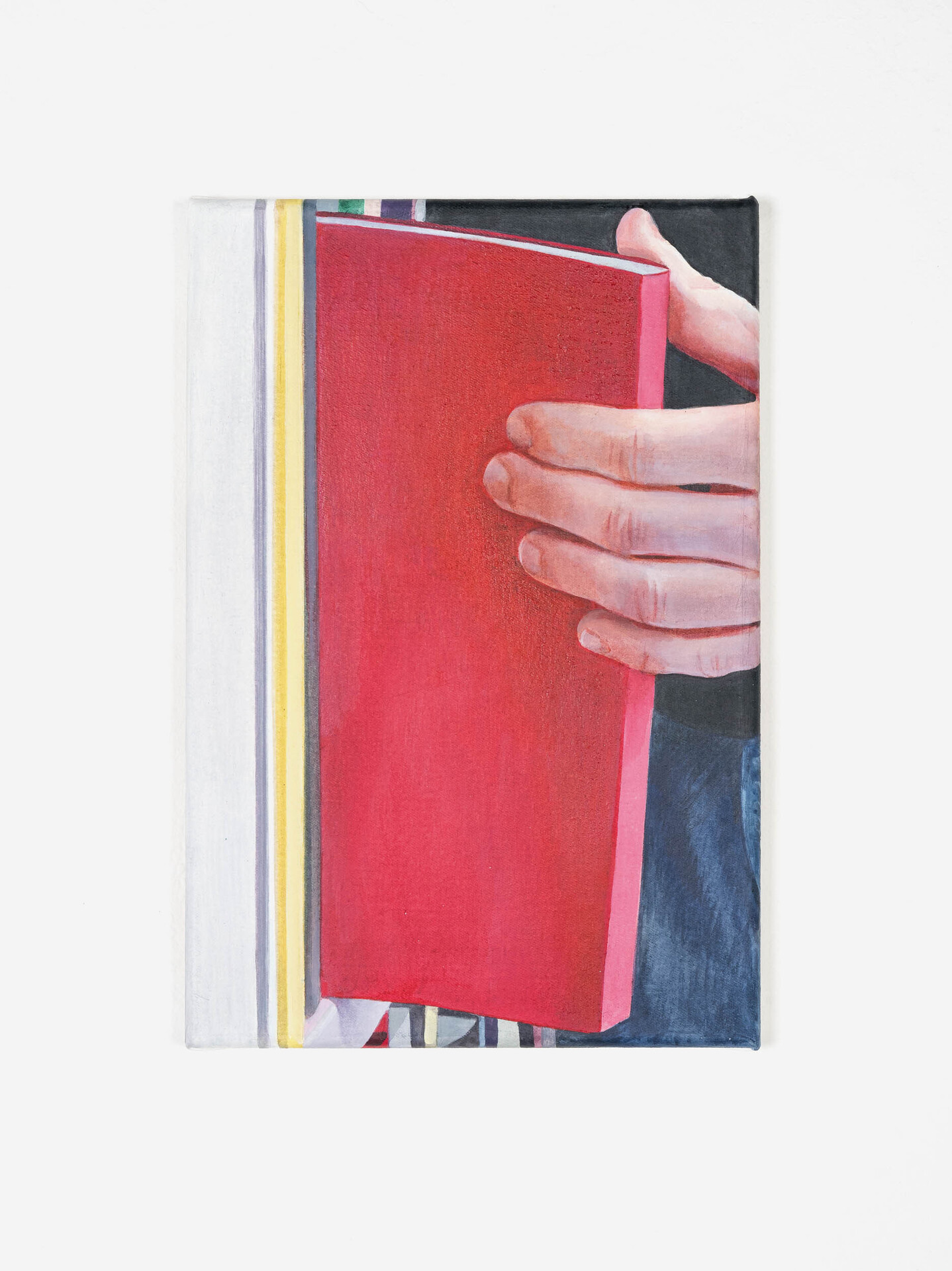 Jonah Gebka, Untitled, 2021, Acrylic on canvas, 30 x 20 cm