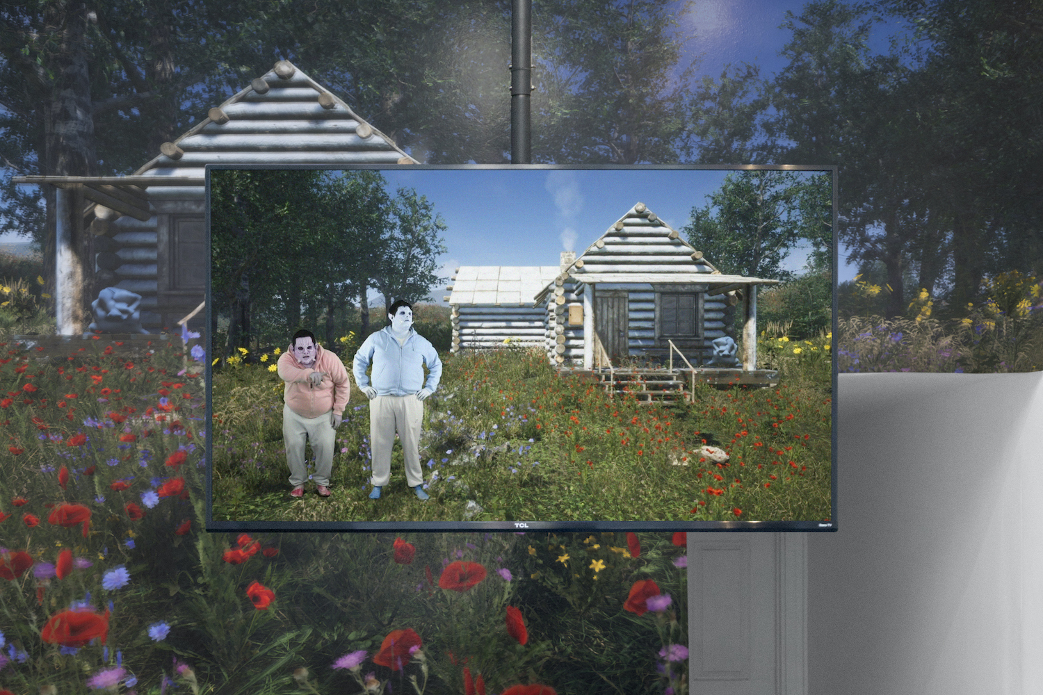 Mauricio Muñoz and Andrew Roberts, The Harvest (Pilot Episode), 2021, HD video and vinyl print, detail