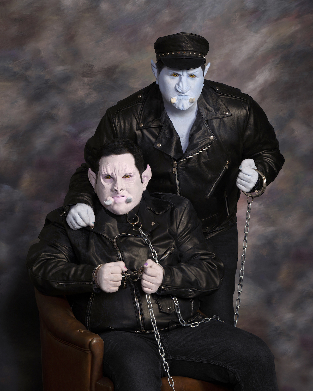 Mauricio Muñoz and Andrew Roberts, Full leather jacket, 2021, Inkjet print on matte paper, 16 x 20 inches