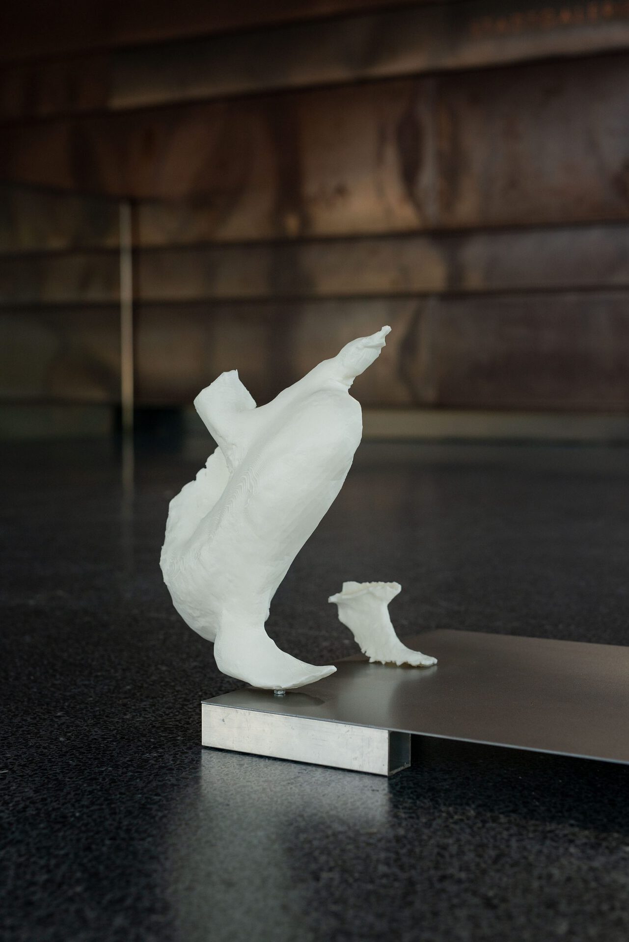 Hanna Besenhard / Throwing coins into a fountain_detail / iron, aluminium, plastic, video loop