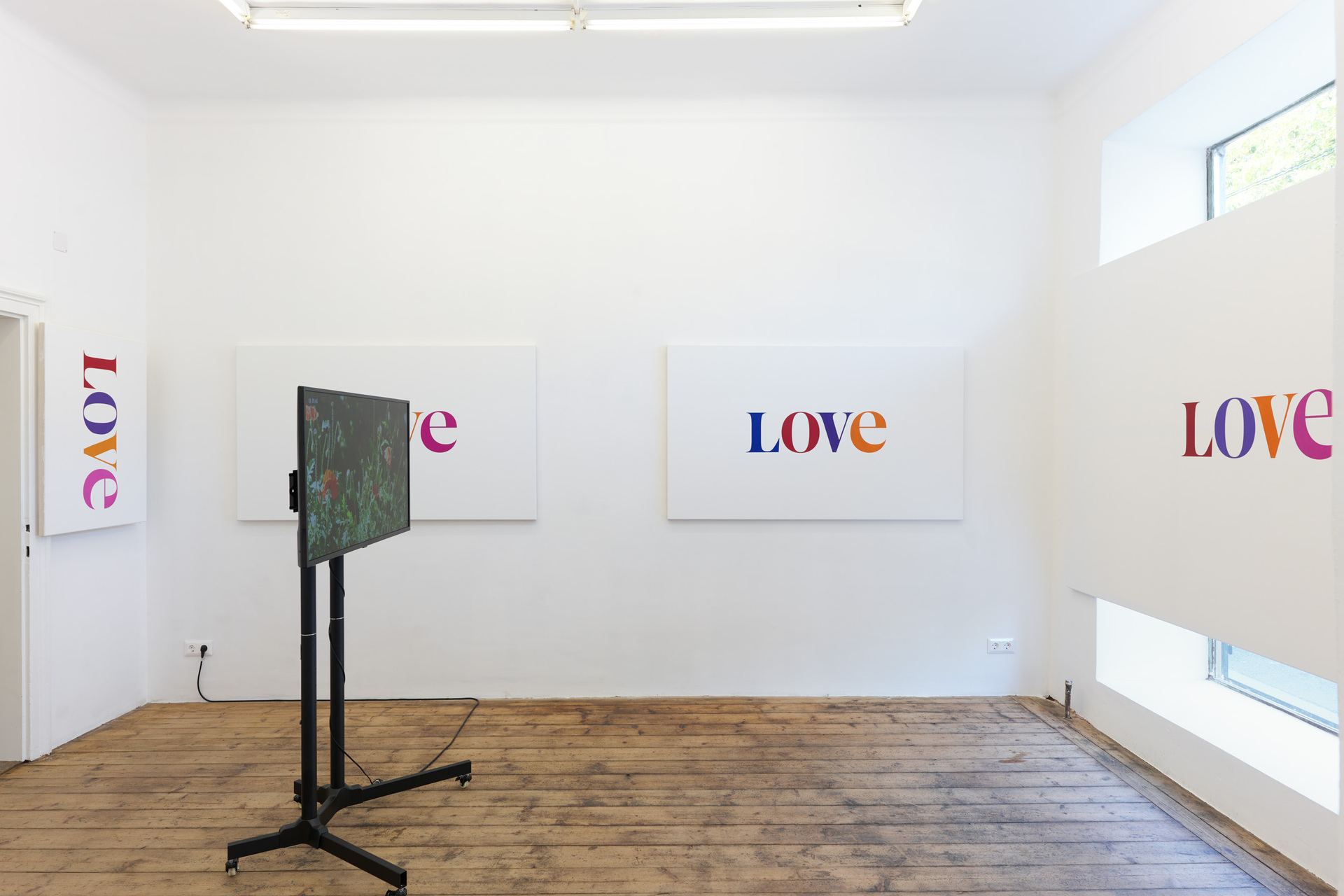 Angharad Williams, High Horse, installation view, Kevin Space 2021. Photo: Maximilian Anelli-Monti