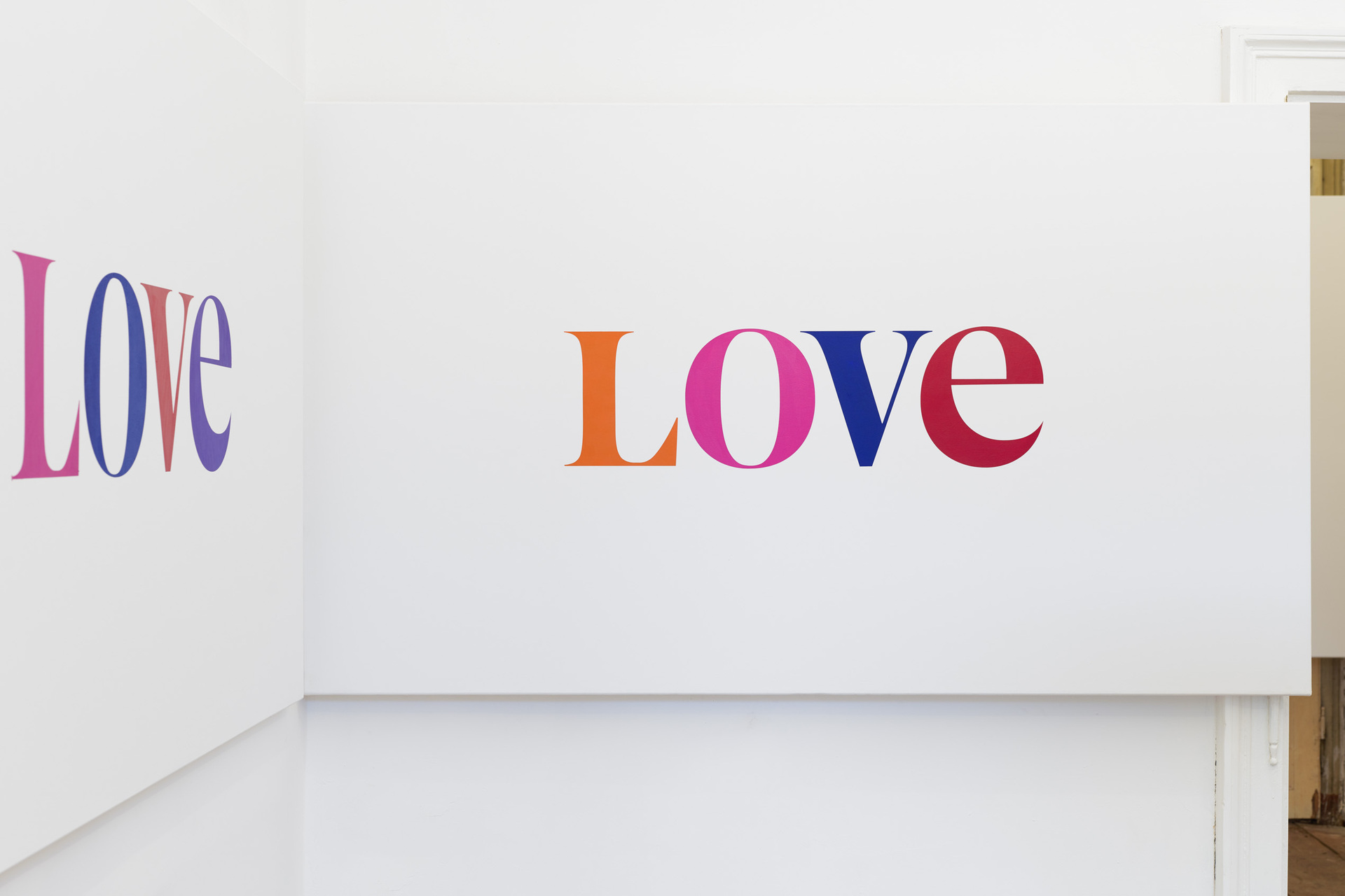 Angharad Williams, Untitled (1-17), 2021, Acrylic on Canvas. Photo: Maximilian Anelli-Monti
