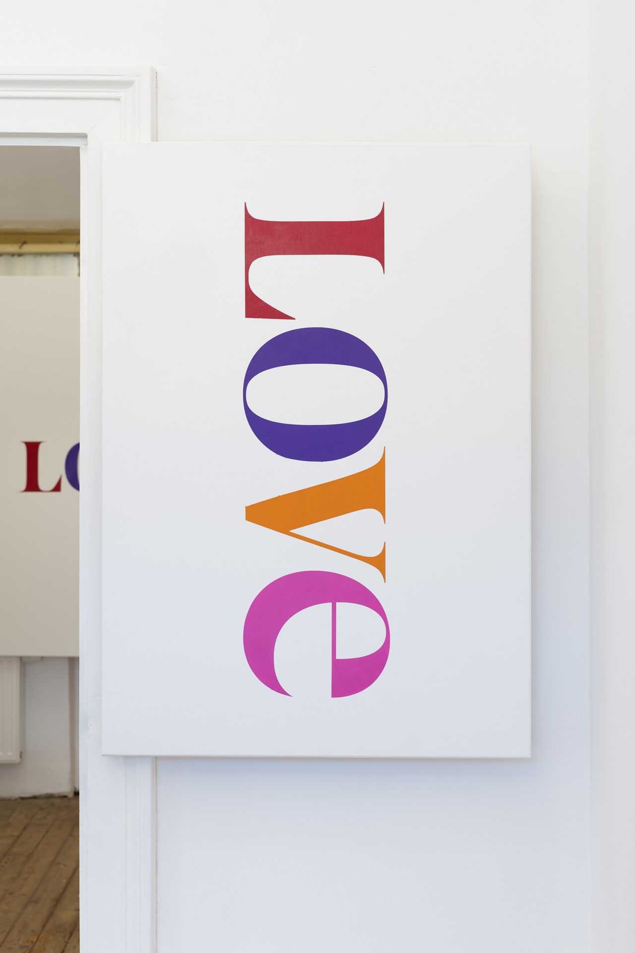 Angharad Williams, Untitled (1-17), 2021, Acrylic on Canvas. Photo: Maximilian Anelli-Monti
