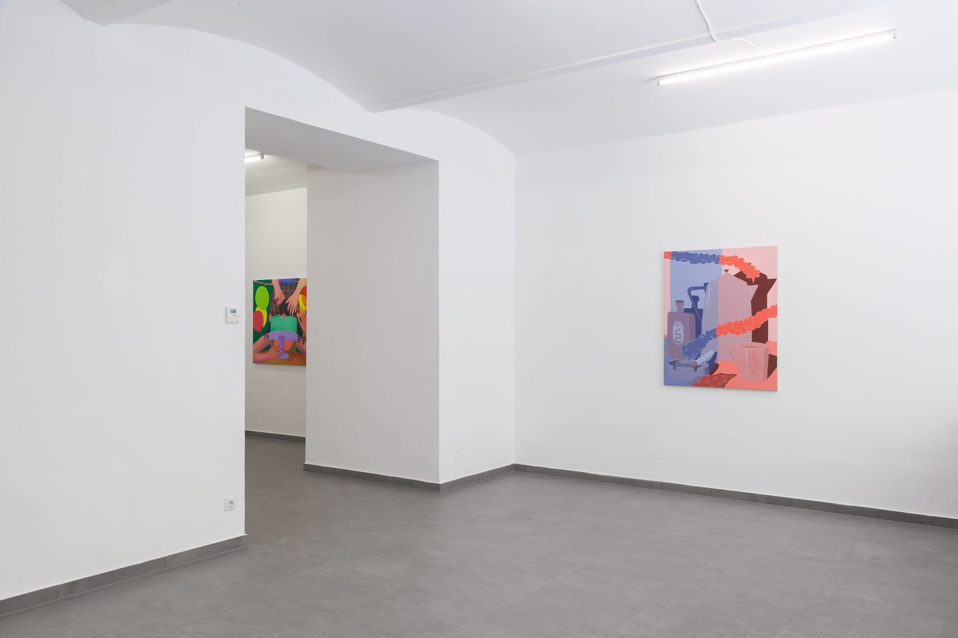 Installation view: Cow Mash, Victoria Nunley, Natalie Terenzini, Zandile Tshabalala, Collective Nostalgia, VIN VIN, 2021