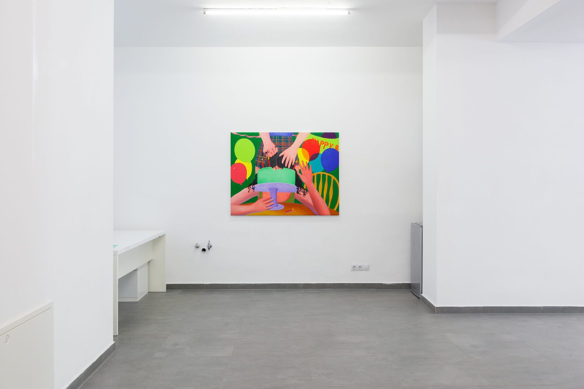 Installation view: Cow Mash, Victoria Nunley, Natalie Terenzini, Zandile Tshabalala, Collective Nostalgia, VIN VIN, 2021