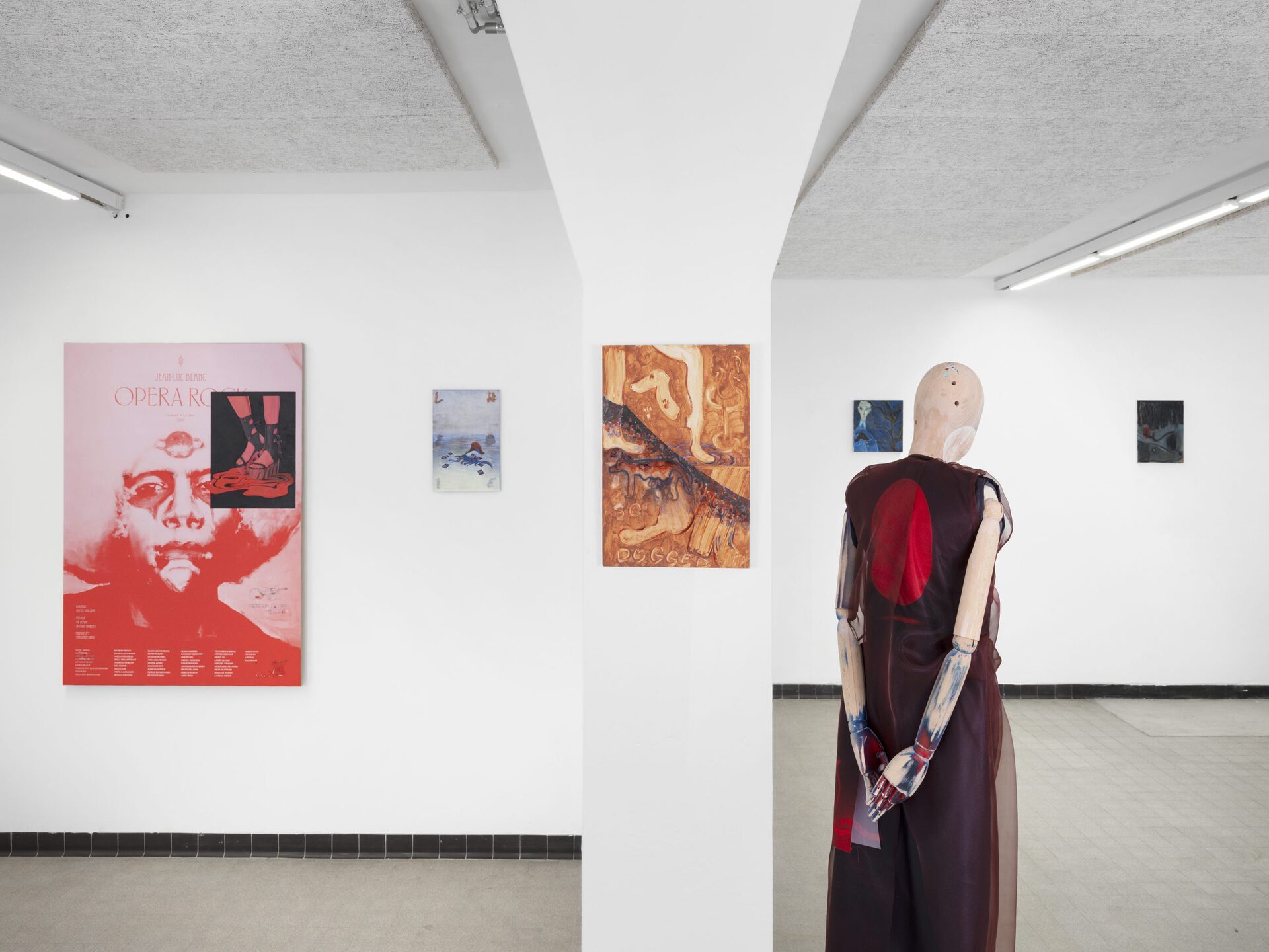 exhibition view "Favrile Figures (LCT In Presentia)"