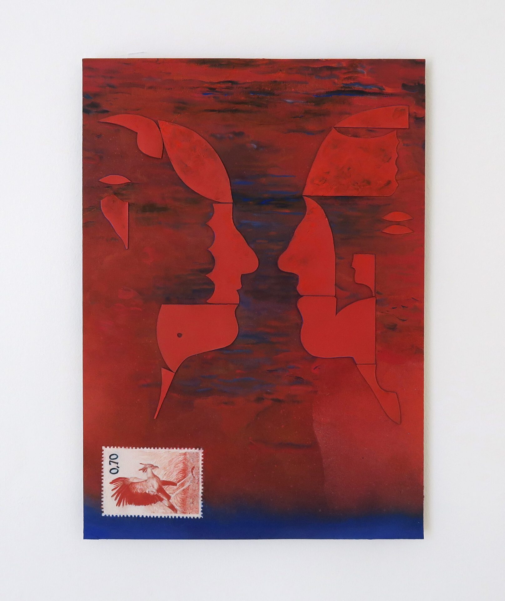 Niels Trannois Disorder in discipline, 2021 oil on laser engrave porcelain