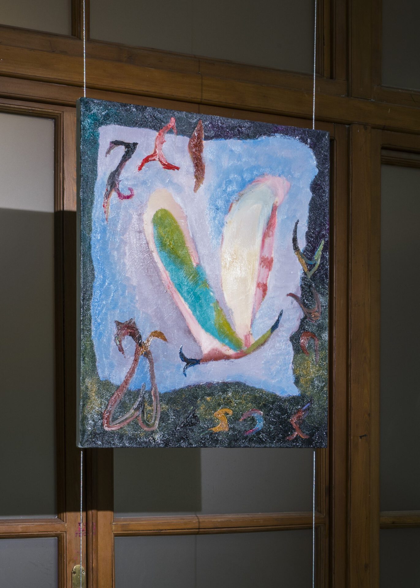 Anna Taganzeva-Kobzeva, Butterfly, 2021, oil on canvas, 60x70