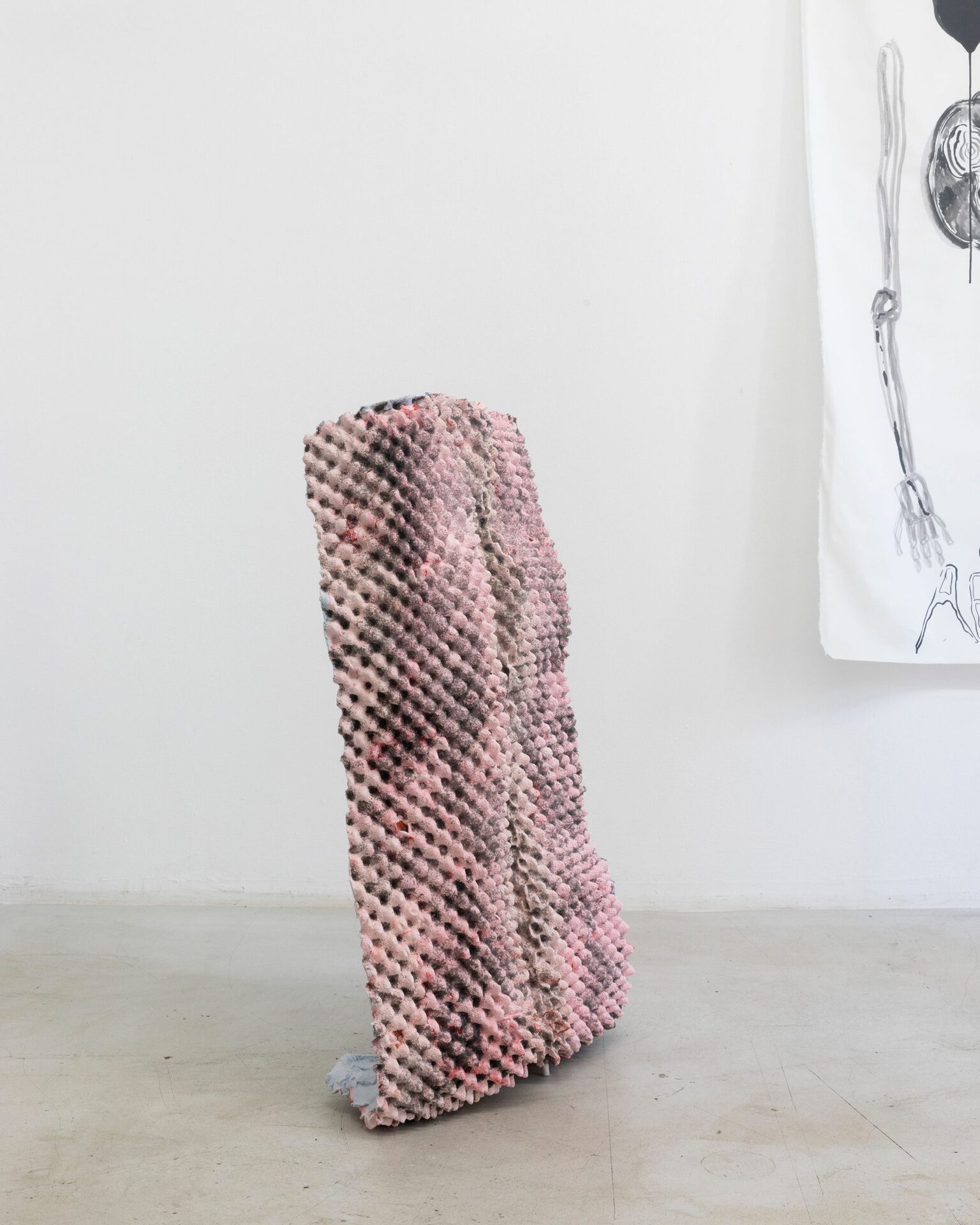 Anna Lena Grau, Not yet titled, 2021, Pigmented plaster, 84 x 48 x 21 cm