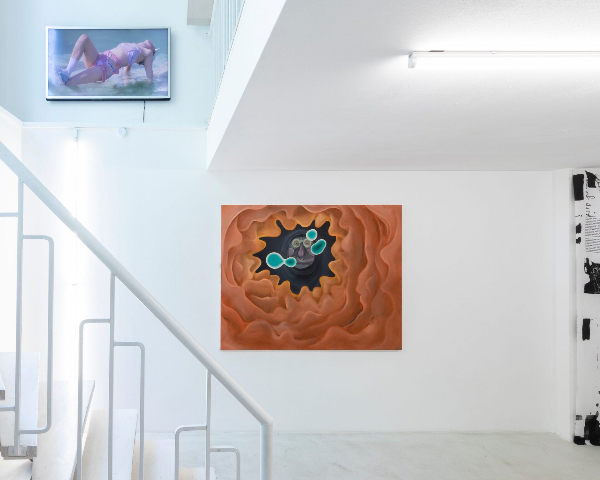 Christian Hoosen, Blick aus meinem Arsch, 2020, Oil on canvas, 120 x 150cm