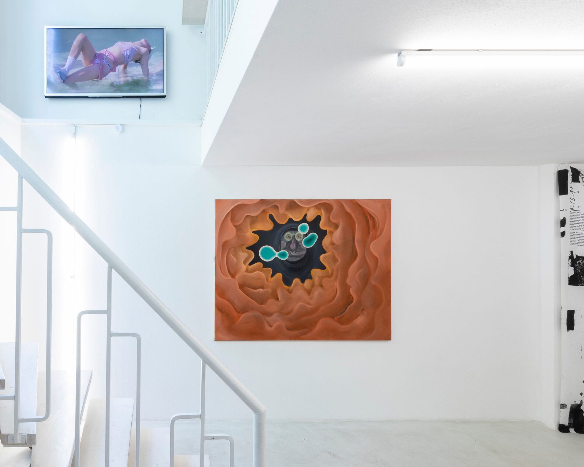 Christian Hoosen, Blick aus meinem Arsch, 2020, Oil on canvas, 120 x 150 cm