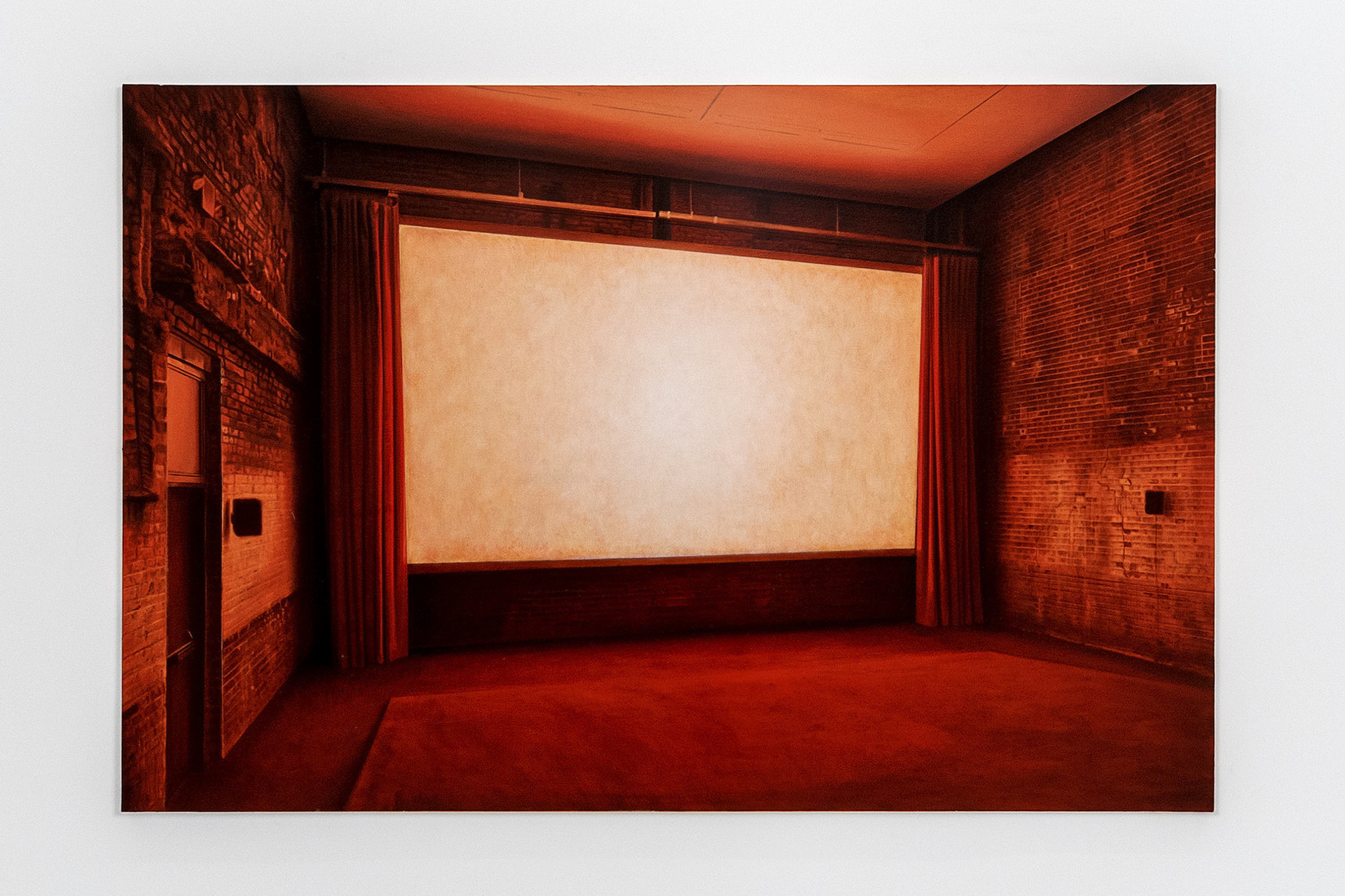 Guillaume Valenti, Ecran, 2019 - 2020, Oil on canvas, 195 x 130 cm