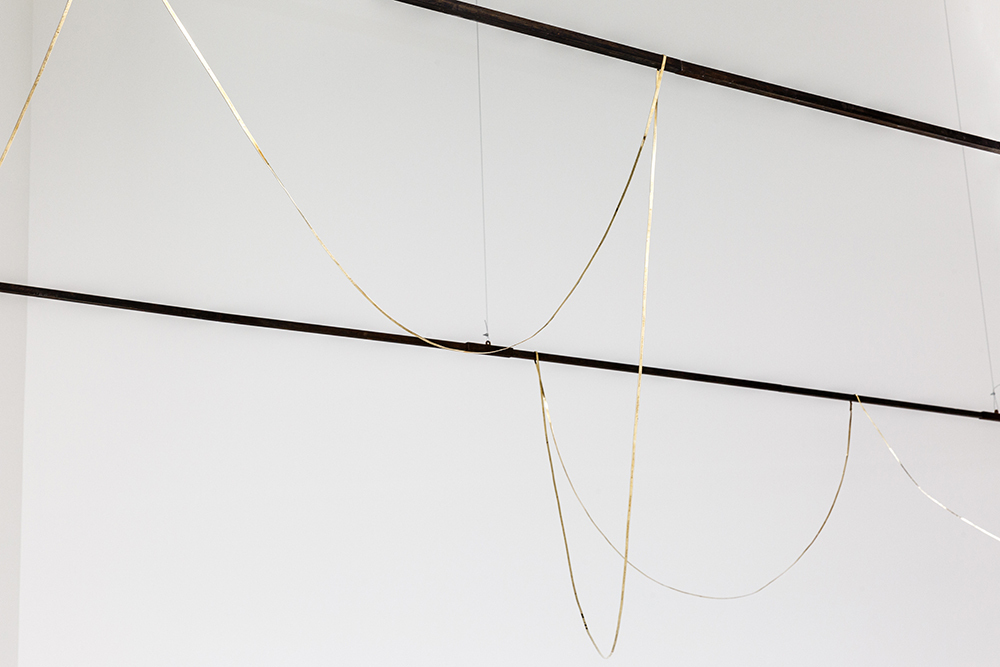 Athanasios Argianas, Song Machine 20, 2020, Steel and brass, 10 x 2,4 m.