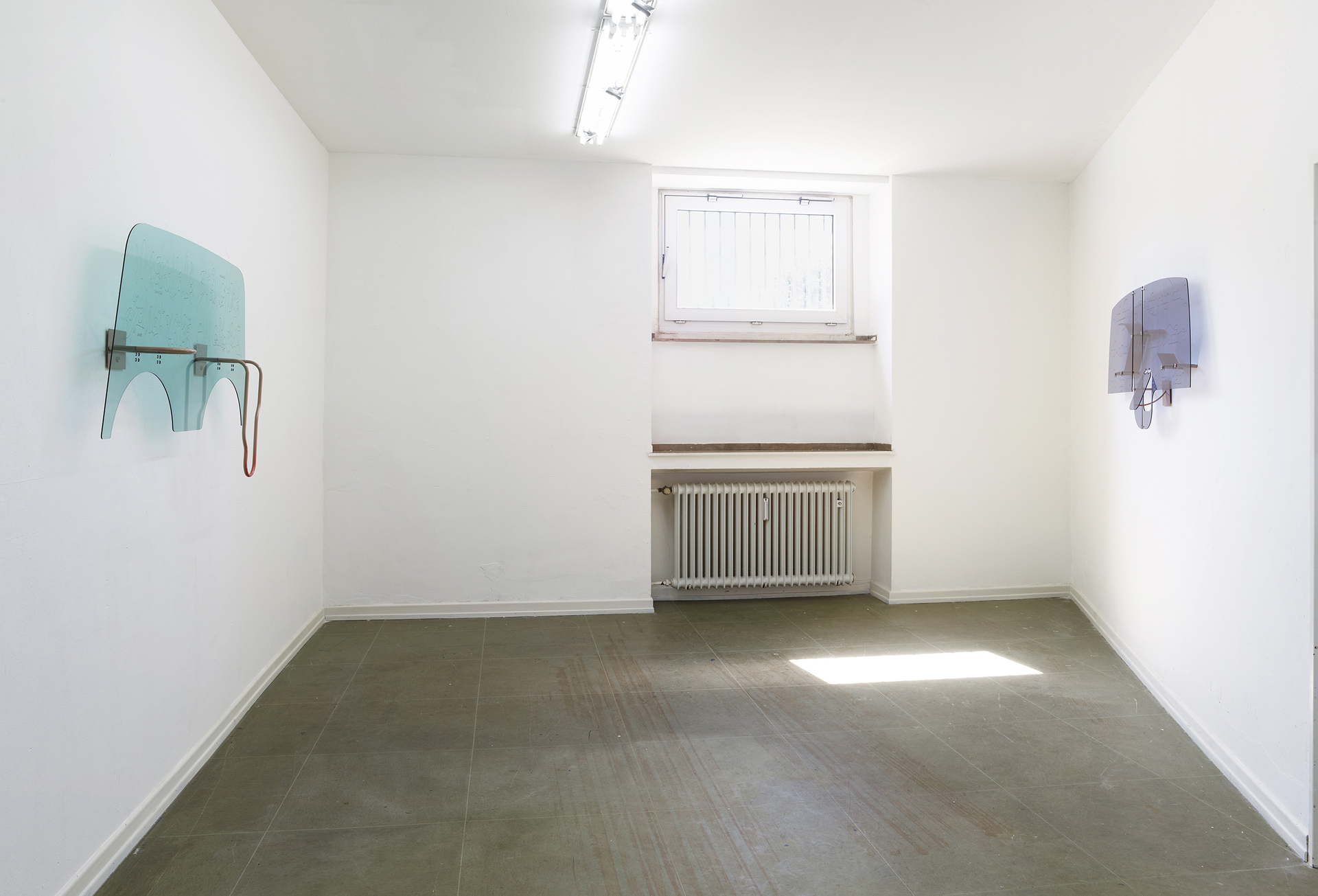 Installation view, Lena Marie Emrich, Mélange 2021