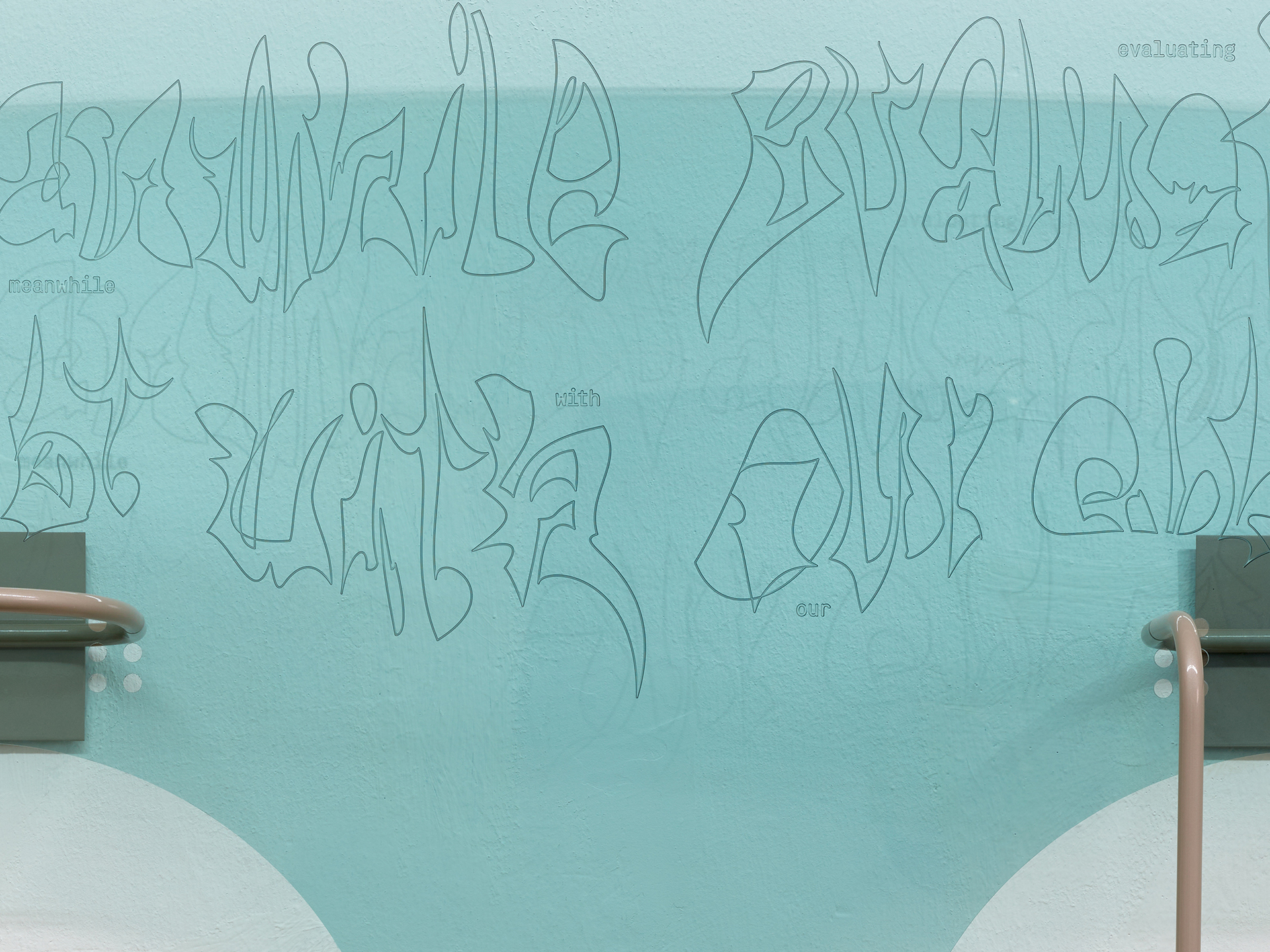 Lena Marie Emrich, Meanwhile evaluating doubt with our elbows, 2021, detail