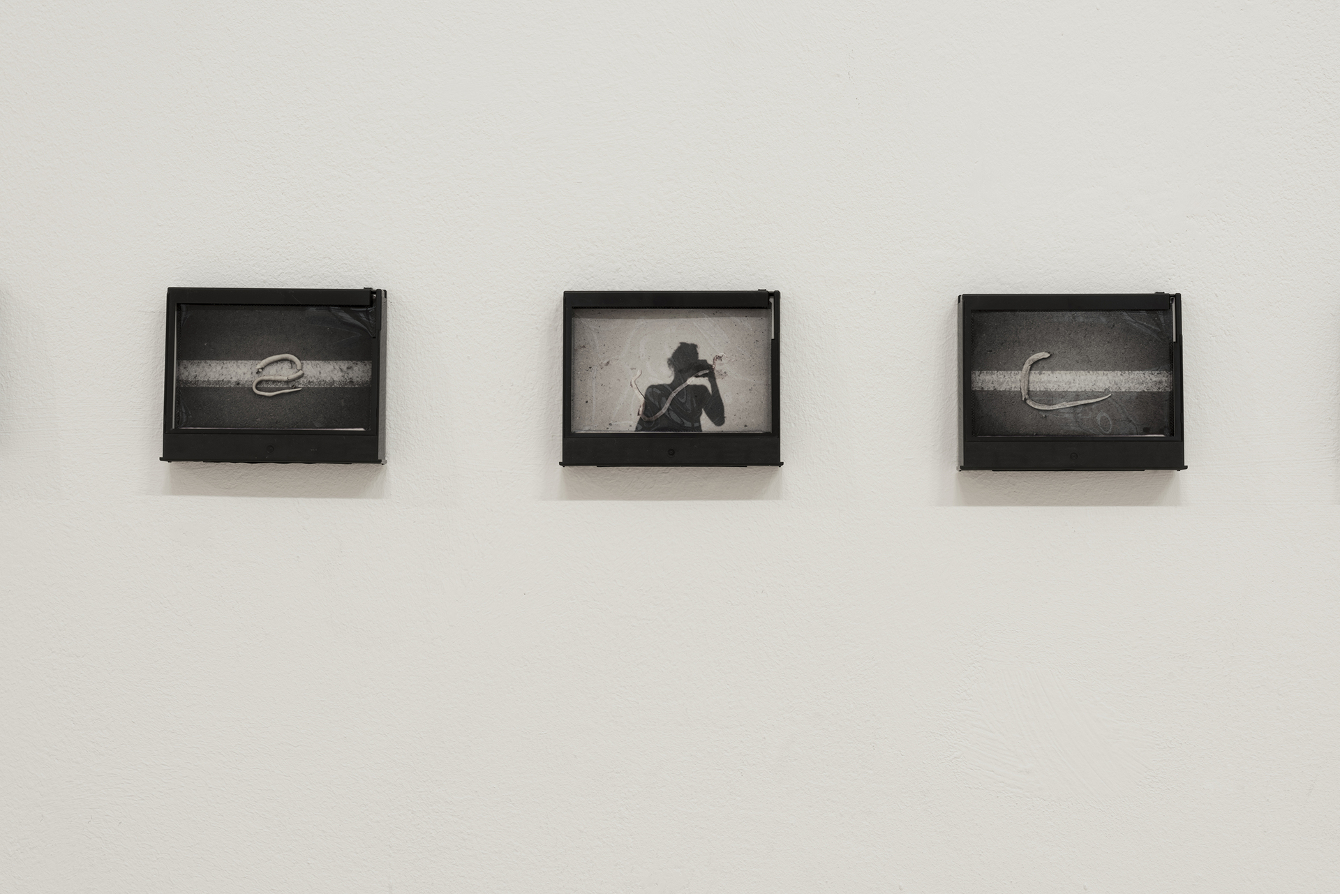 Nata Sopromadze, Death on the road, 2015, Polaroid, each 8,6x5,4cm