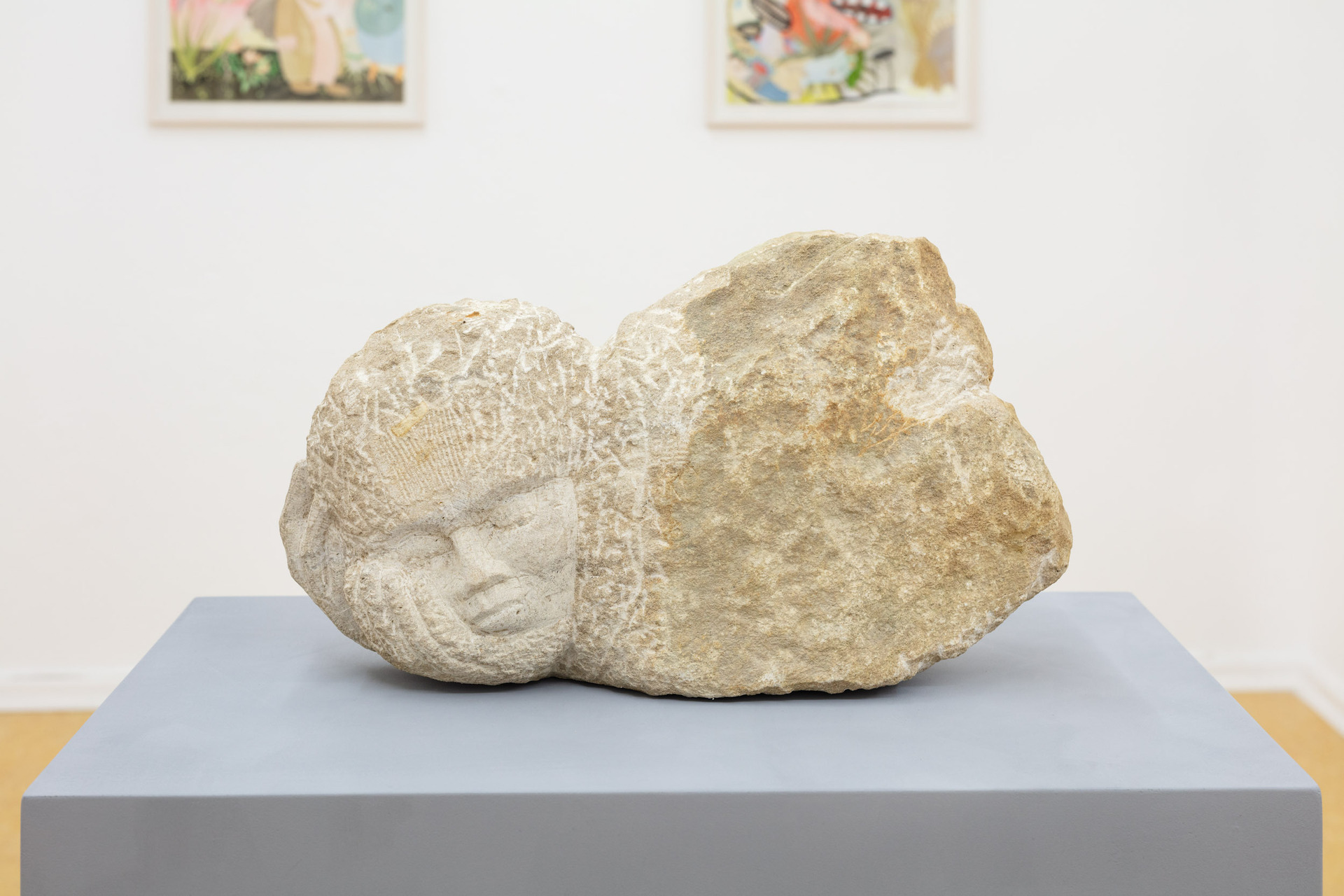 Michaela Meise, Ohne Titel, 2021, Lüthen limestone, 50 x 29 x 15 cm, Unique