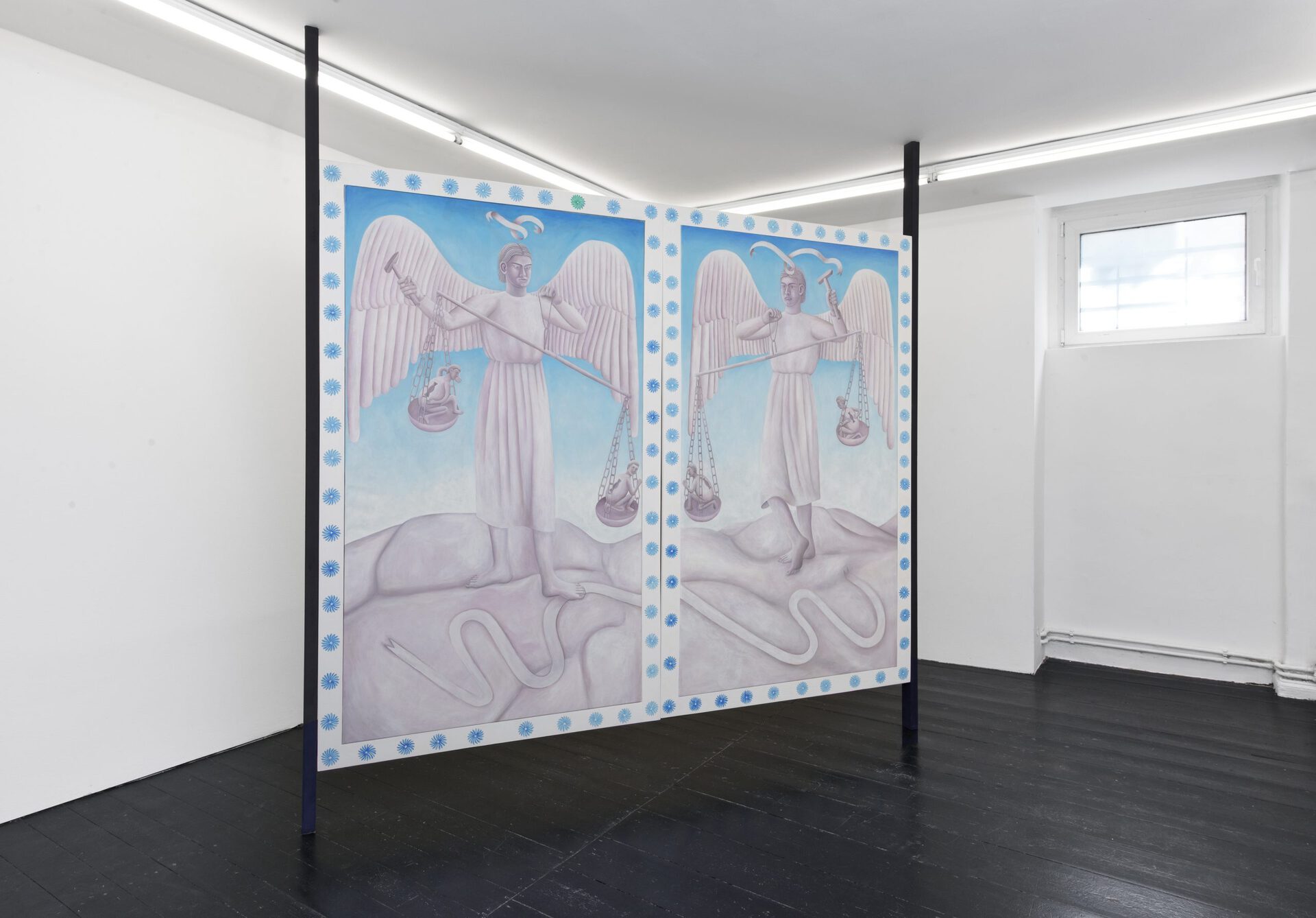 Agnes Scherer,"My refuge, my treasure, without body, without measure", installation view at ChertLüdde, Berlin, 2021