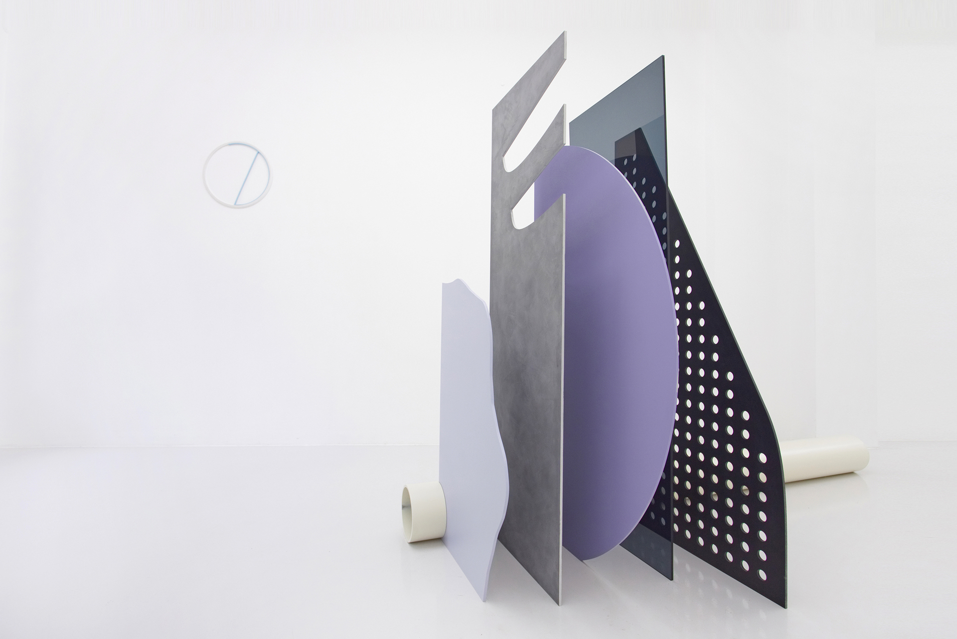 Nina Laaf, installation view, toucher doux, 2021