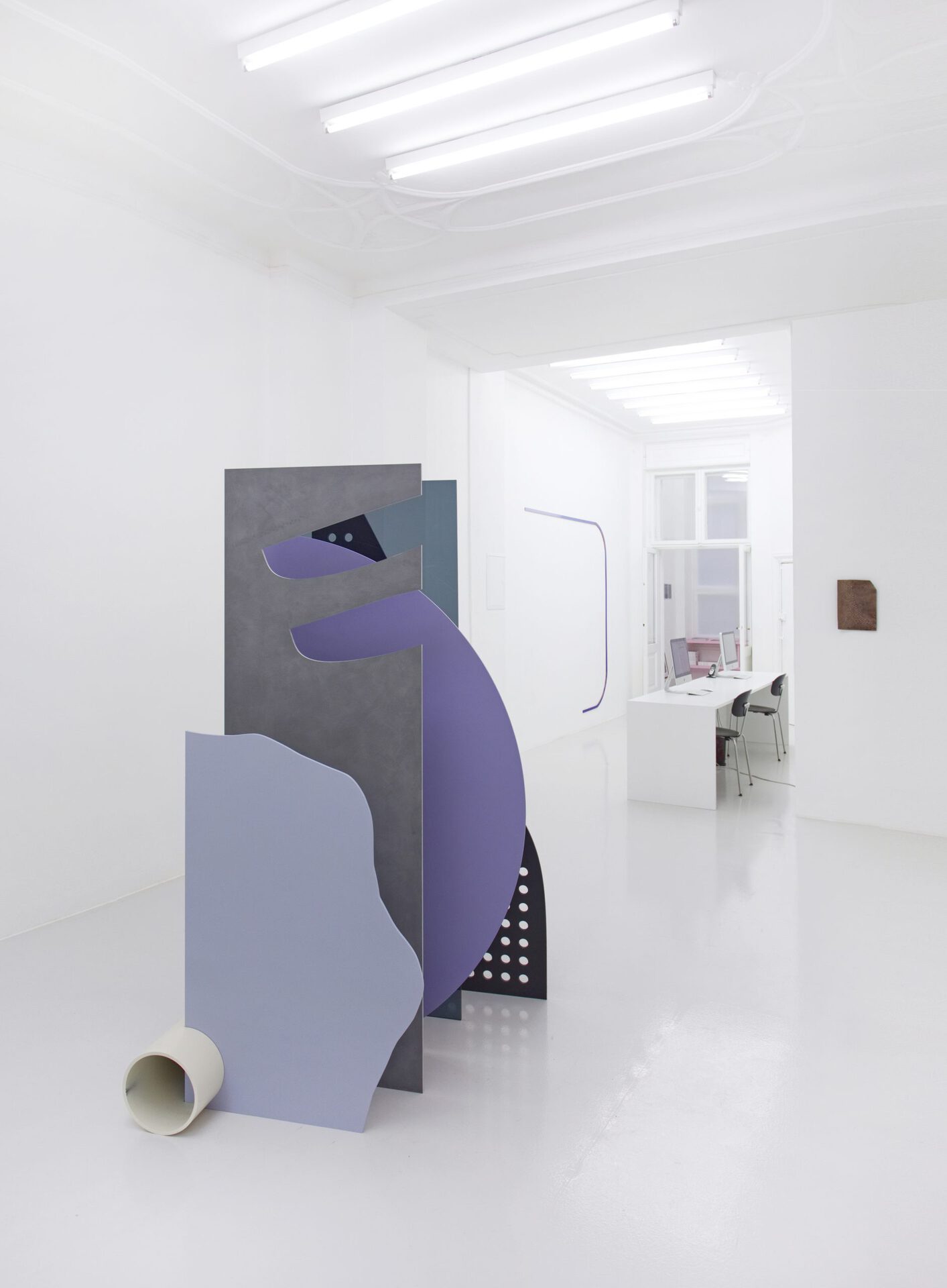 Nina Laaf, installation view, toucher doux, 2021