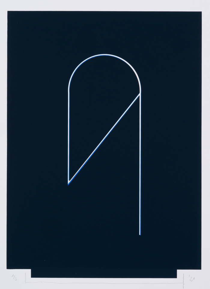 Nina Laaf, siebdruck I , 2020, silk screen on arcor, ed. 10, 24 x 18 cm