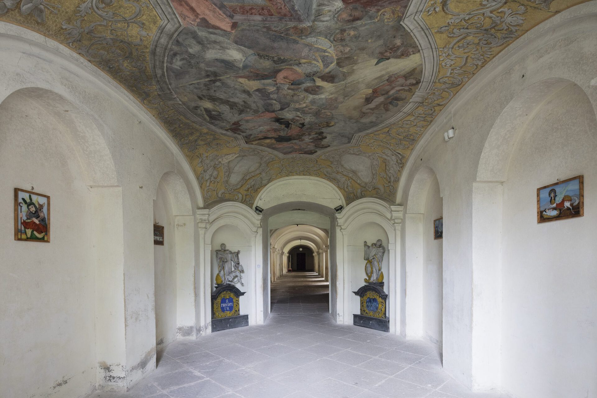 Ora et lege, Slavs and Tatars, exhibition view, Broumov Monastery, 2021
