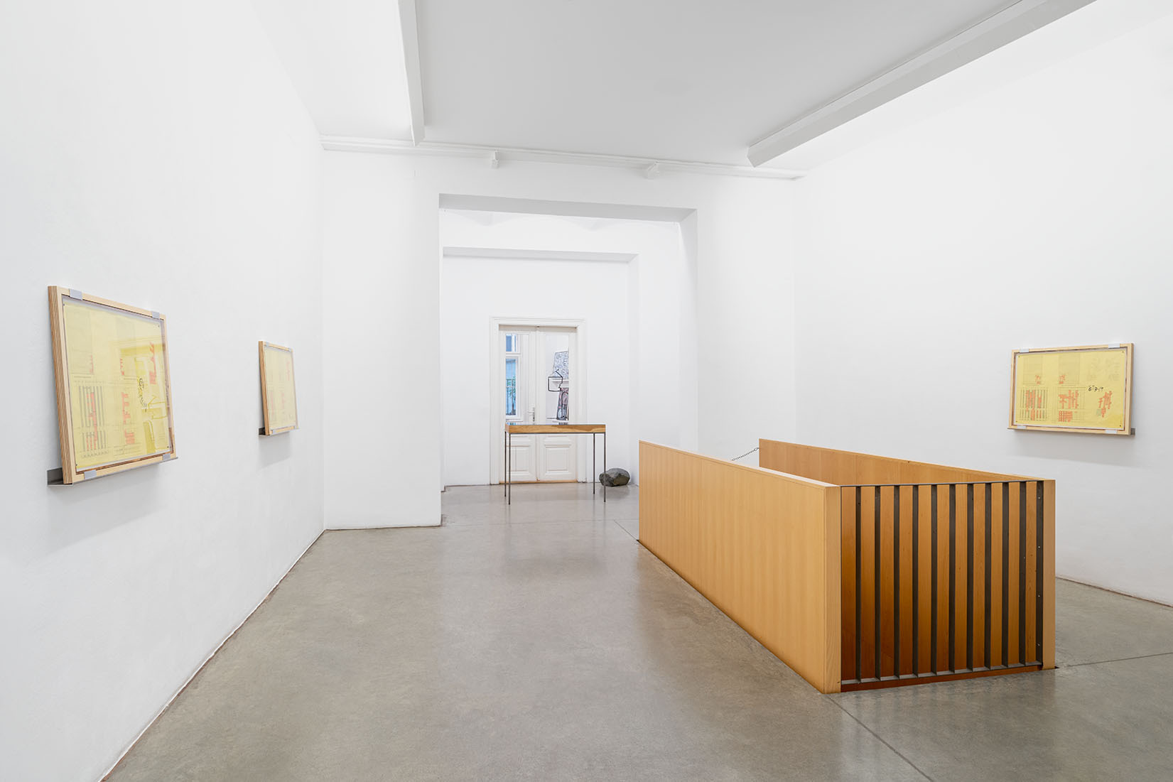 Exhibition view OVIDIU ANTON | Case Study / Border Monument, Christine König Galerie, Vienna 2021 Photo: Simon Veres