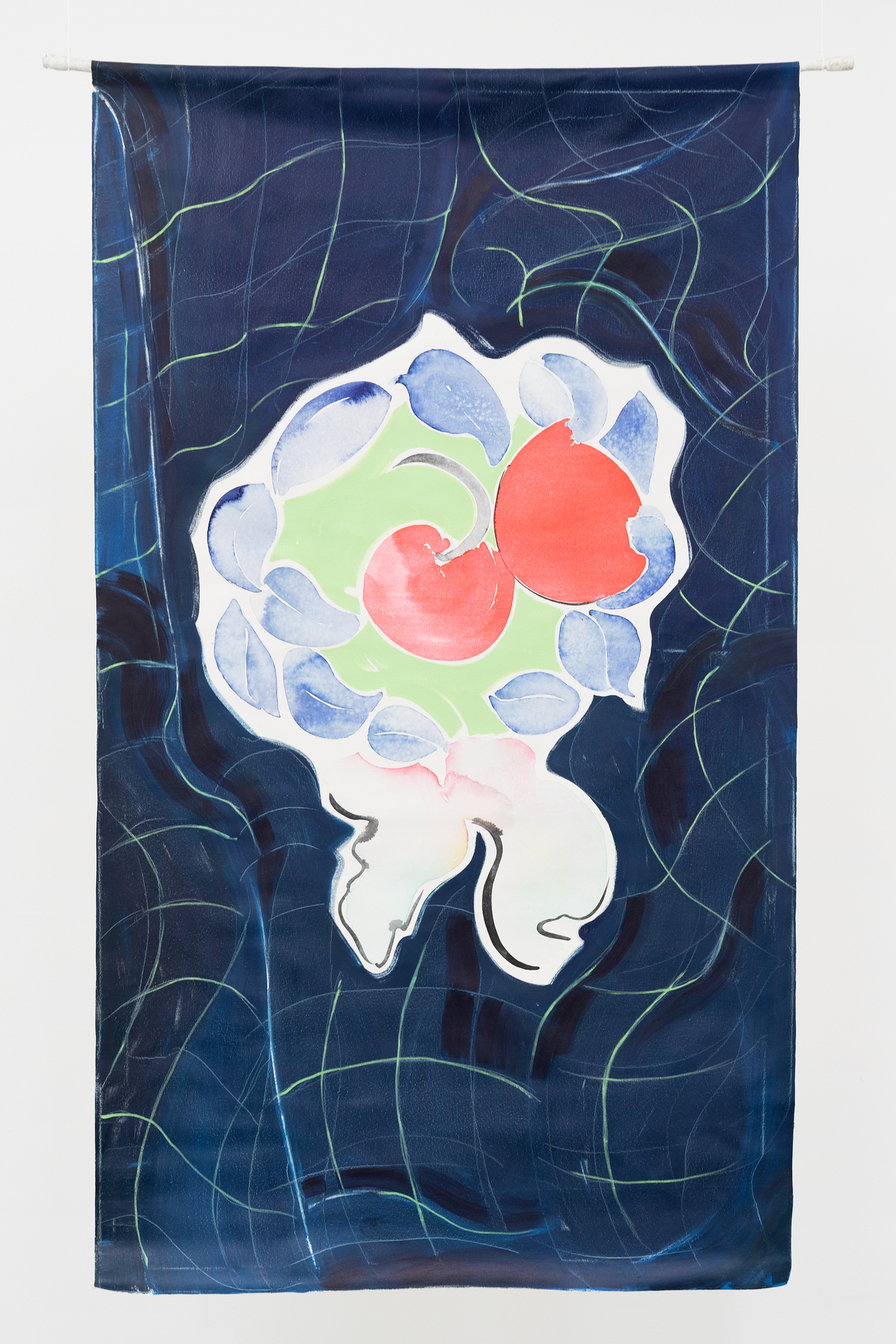 Martina Smutná Kitchen towel, 2017. Oil on canvas, 90 x 157 cm
