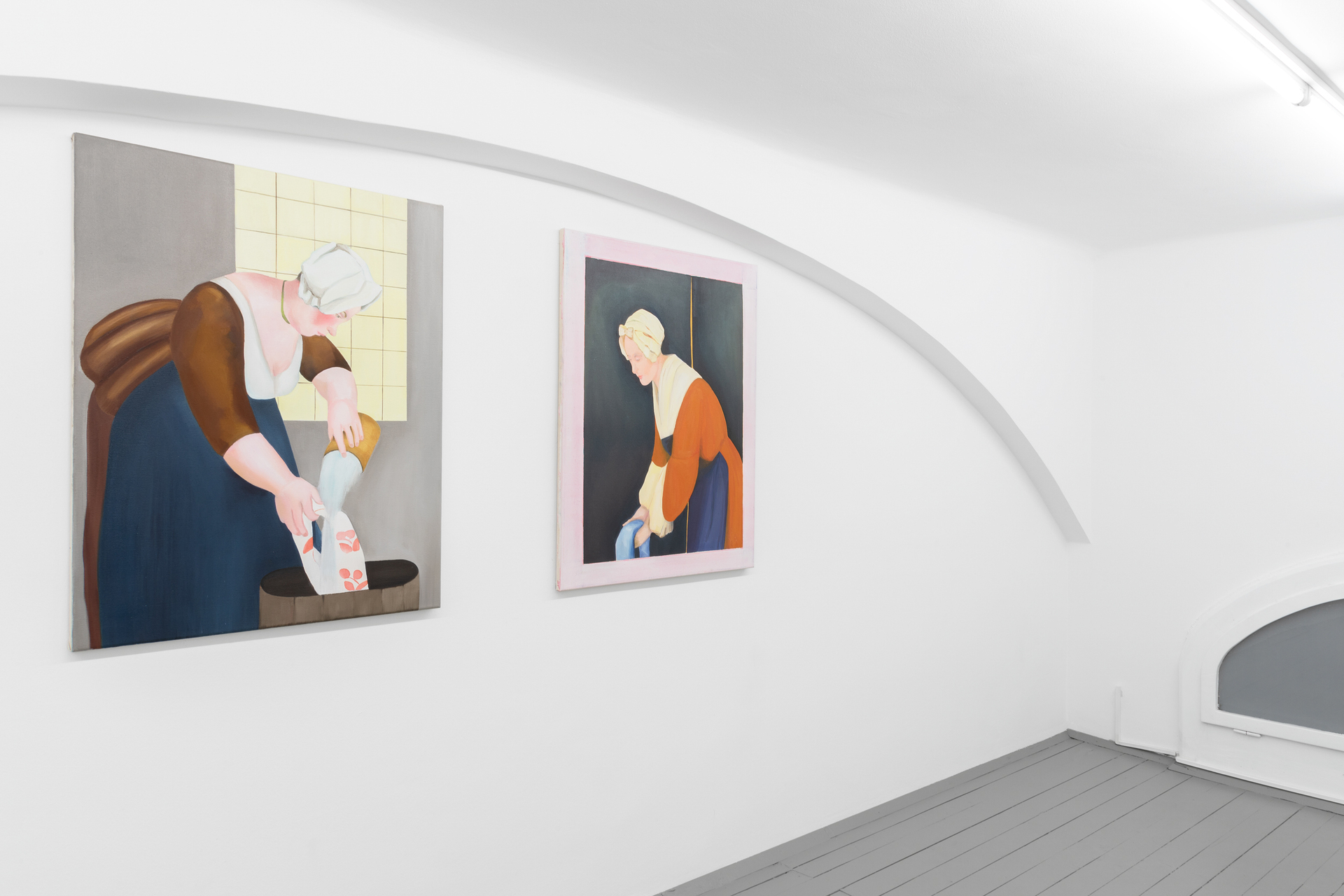 Martina Smutná & Sáro Gottstein: Pokorná, 2021. Installation view, EXILE