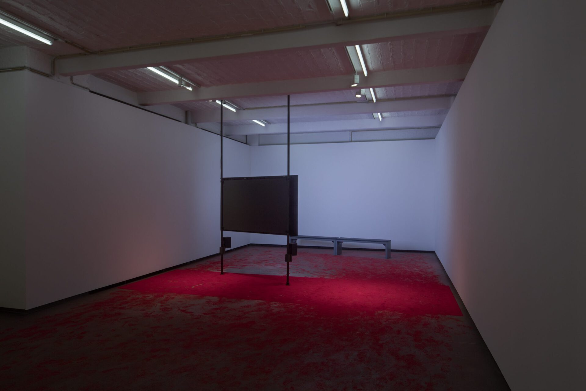 Santiago Mostyn, 2021, installation view at Künstlerhaus Bethanien. Photo David Brandt