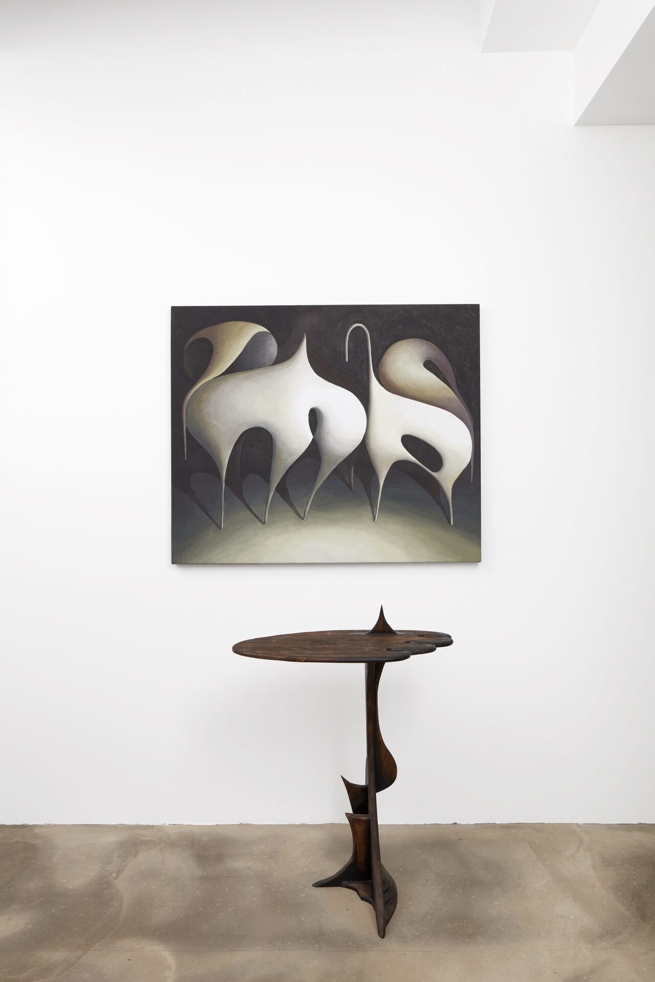Alicia Adamerovich, A bat out of hell, 2021, exhibition view, Sans titre (2016), Paris